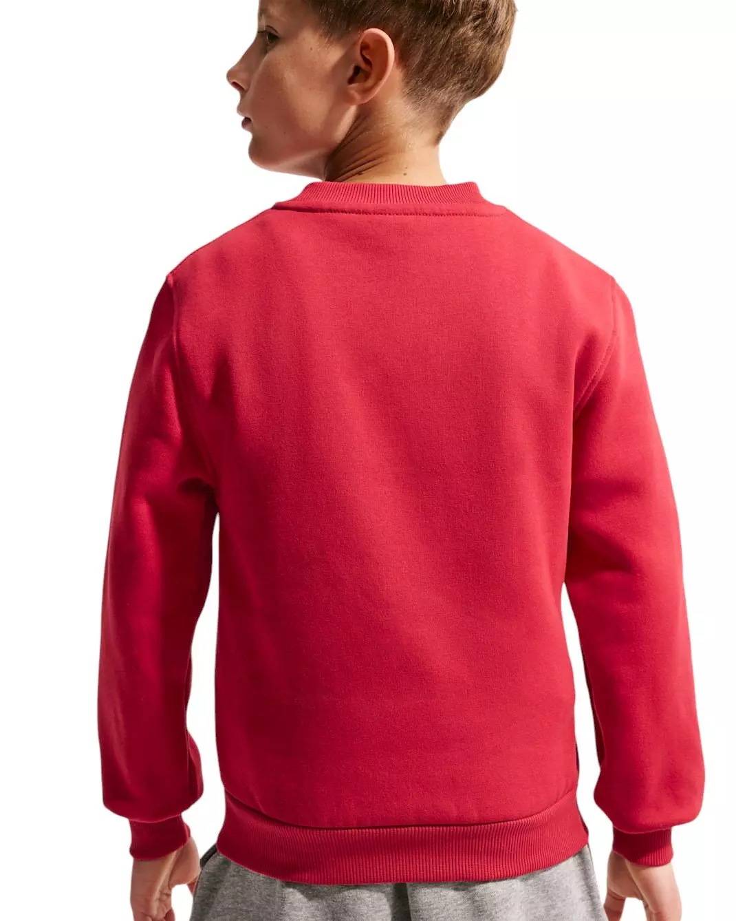 Nike Big Kids' Sportswear Club Fleece Sweatshirt - Red - RED