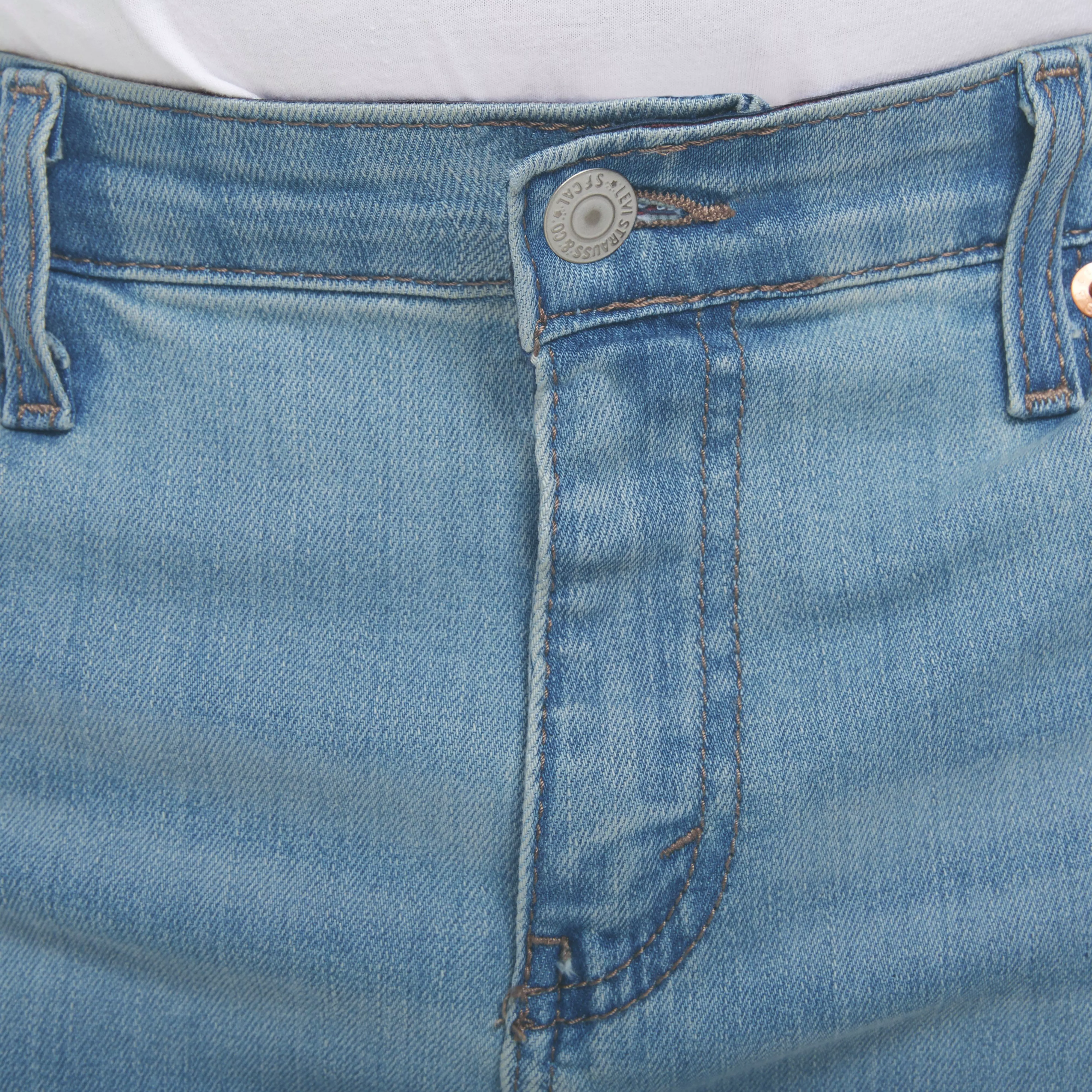 Levi's Big Boys' 514 Straight Fit Light Blue Wash Denim Jeans - LT BLUE
