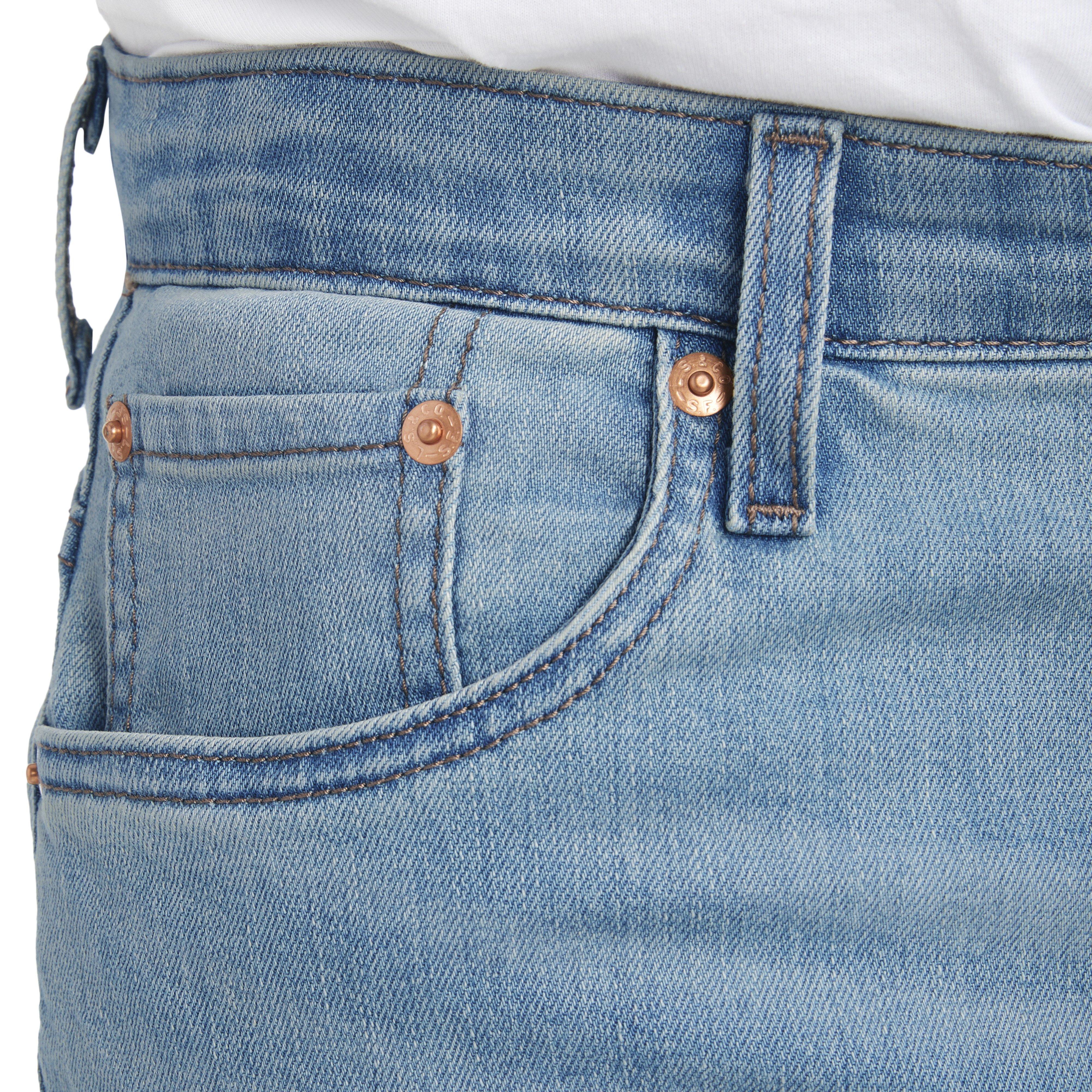 Levi's 514 Straight Fit Big Boys' Light Blue Wash Denim Jeans