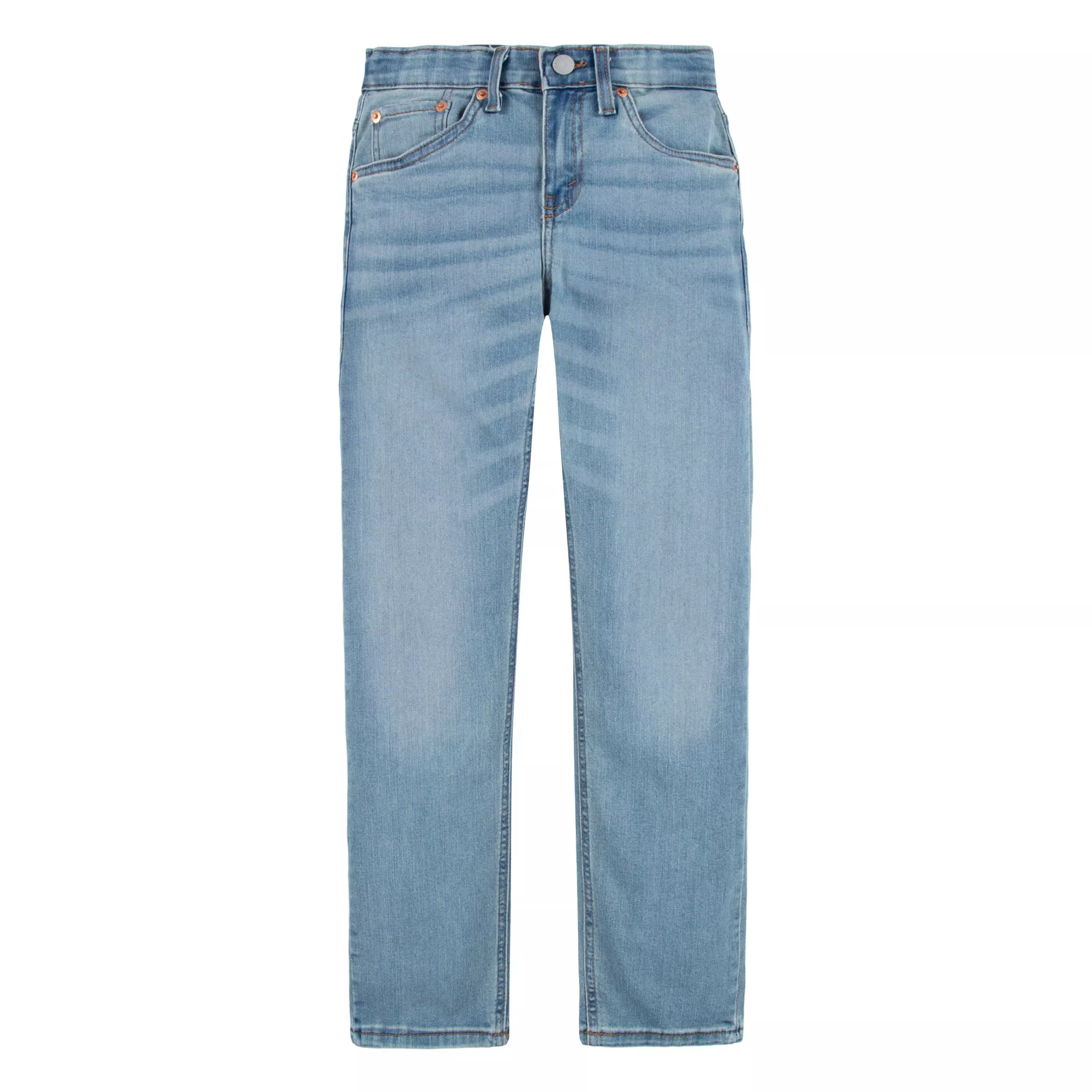 Levi's Big Boys' 514 Straight Fit Light Blue Wash Denim Jeans - LT BLUE