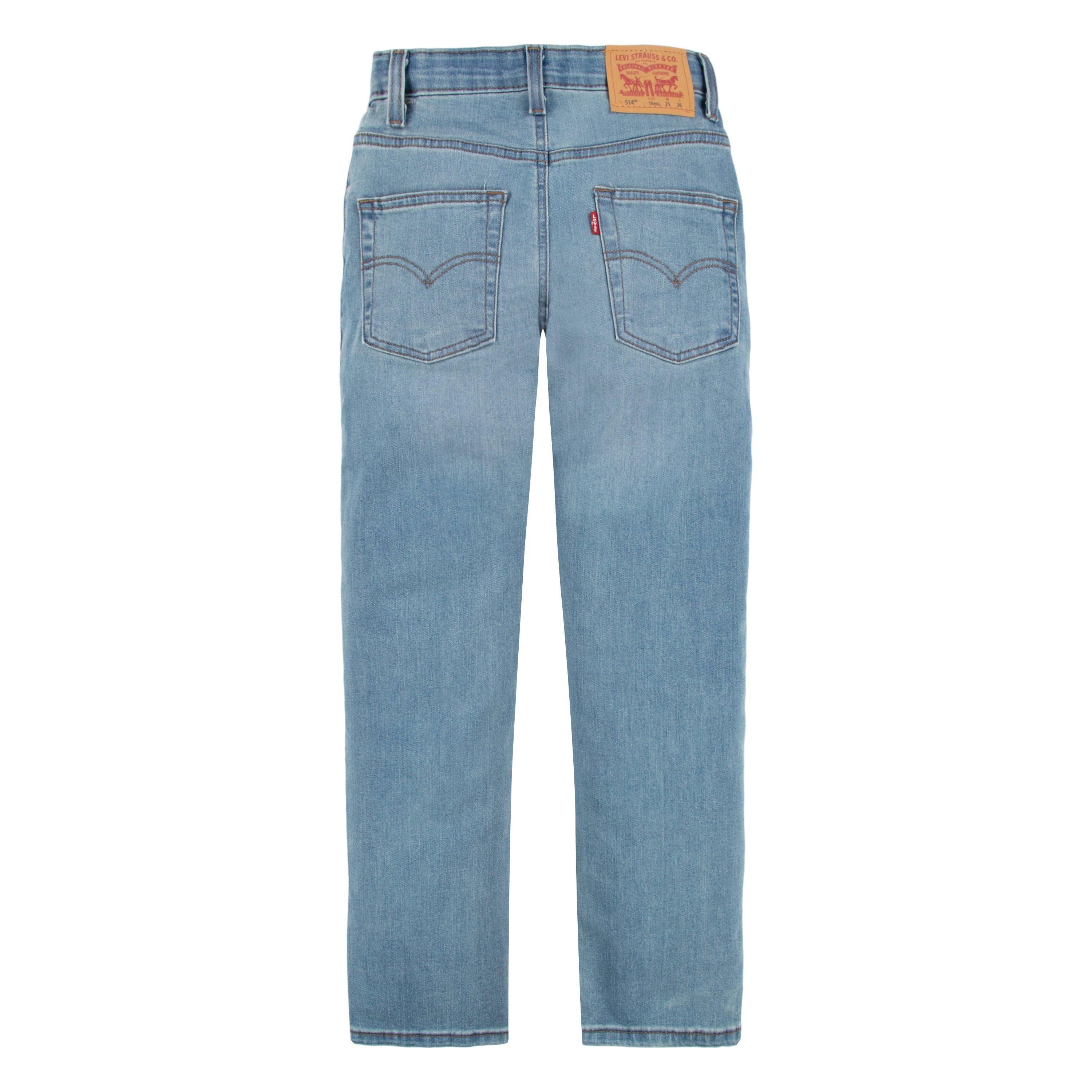 Levi's Big Boys' 514 Straight Fit Light Blue Wash Denim Jeans - LT BLUE Thumbnail View 9
