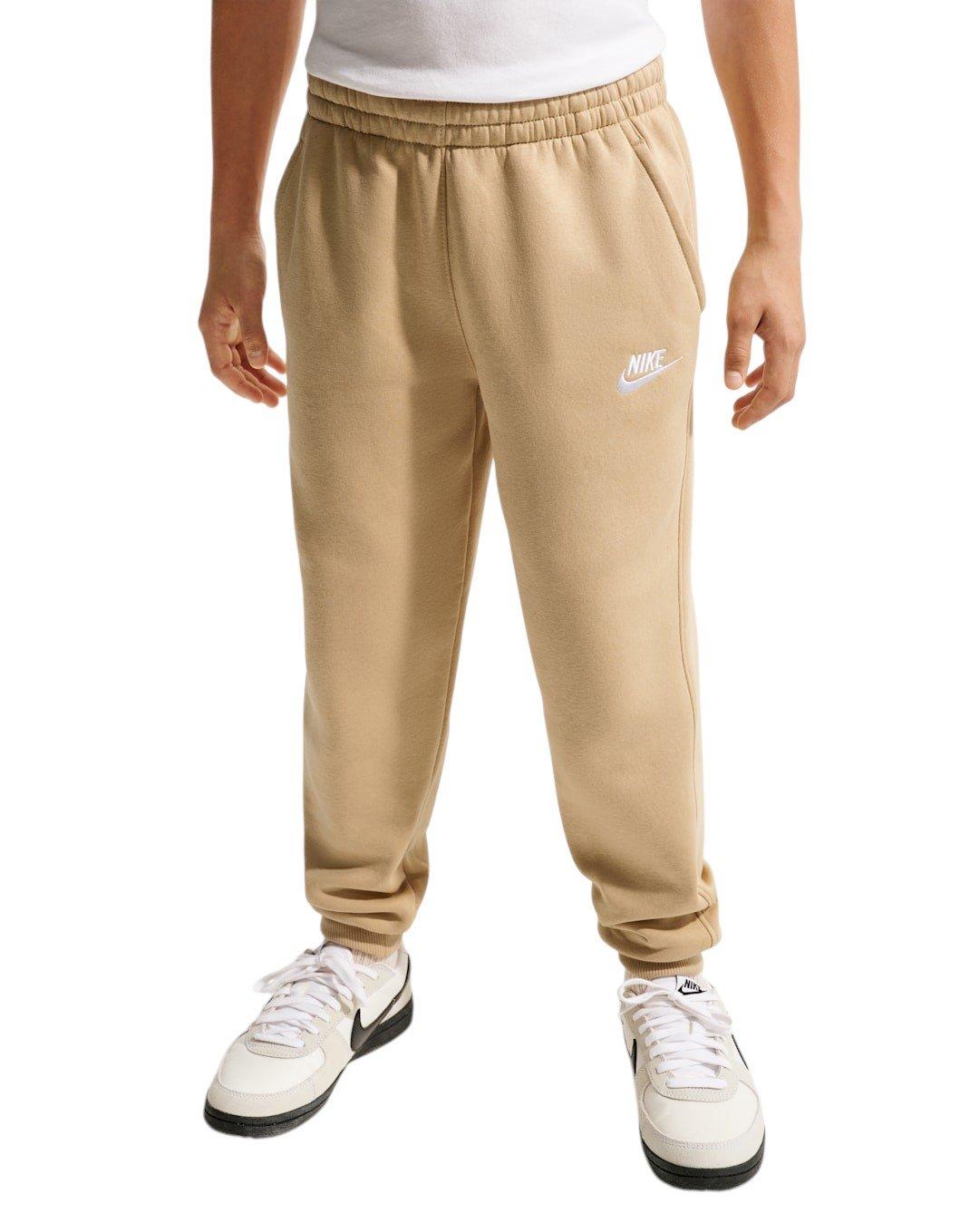 Nike Sportswear Club Fleece Big Kids' Linen Brown Joggers