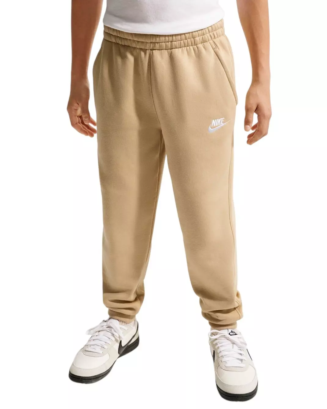 Nike Big Kids' Sportswear Club Fleece Joggers - Linen Brown - LINEN BROWN