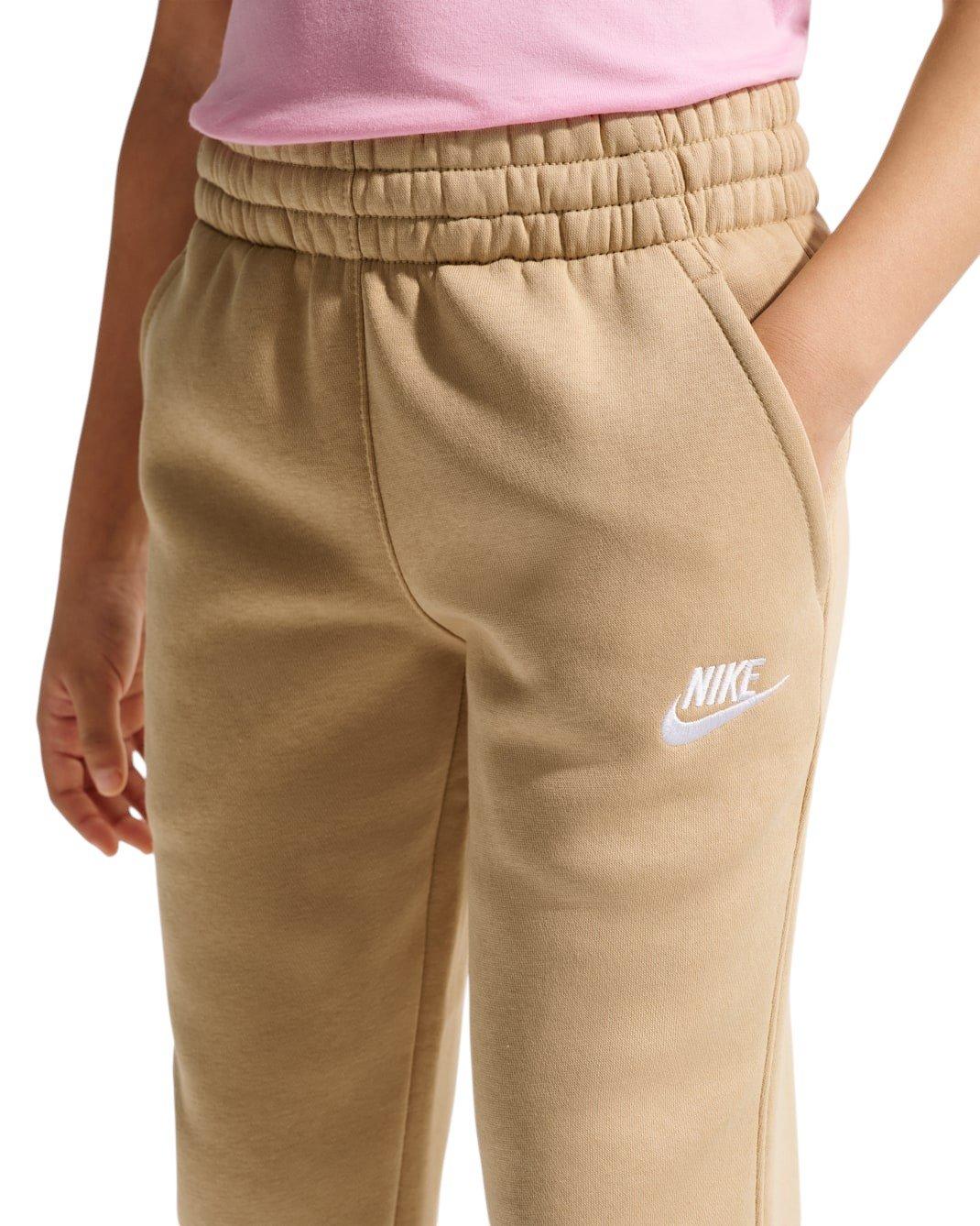 Nike Big Kids' Sportswear Club Fleece Joggers - Linen Brown - LINEN BROWN Thumbnail View 3
