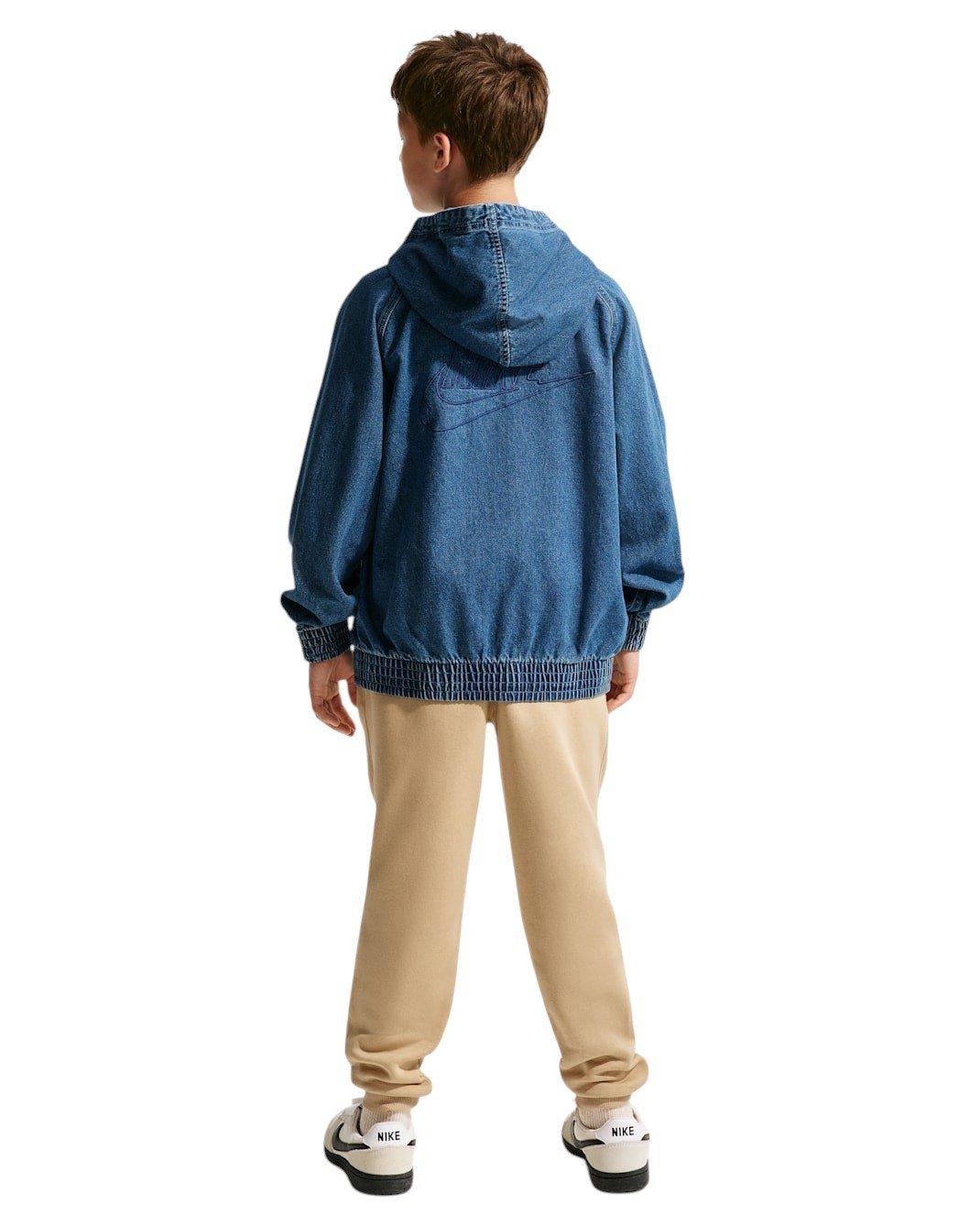 Nike Big Kids' Sportswear Club Fleece Joggers - Linen Brown - LINEN BROWN Thumbnail View 5