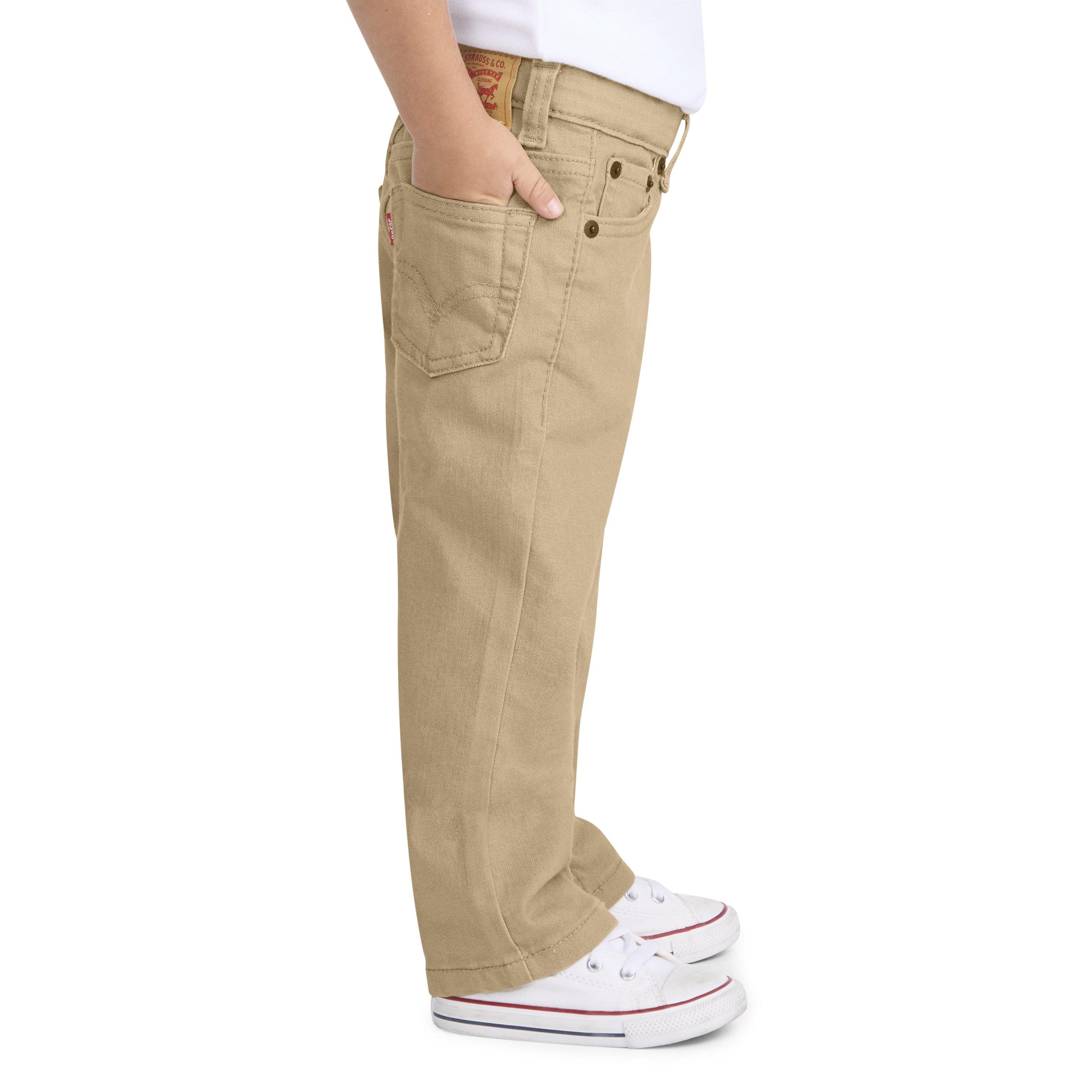 Levi's Toddler Boys' 514 Straight Fit Gold Wash Denim Jeans - GOLD Thumbnail View 3