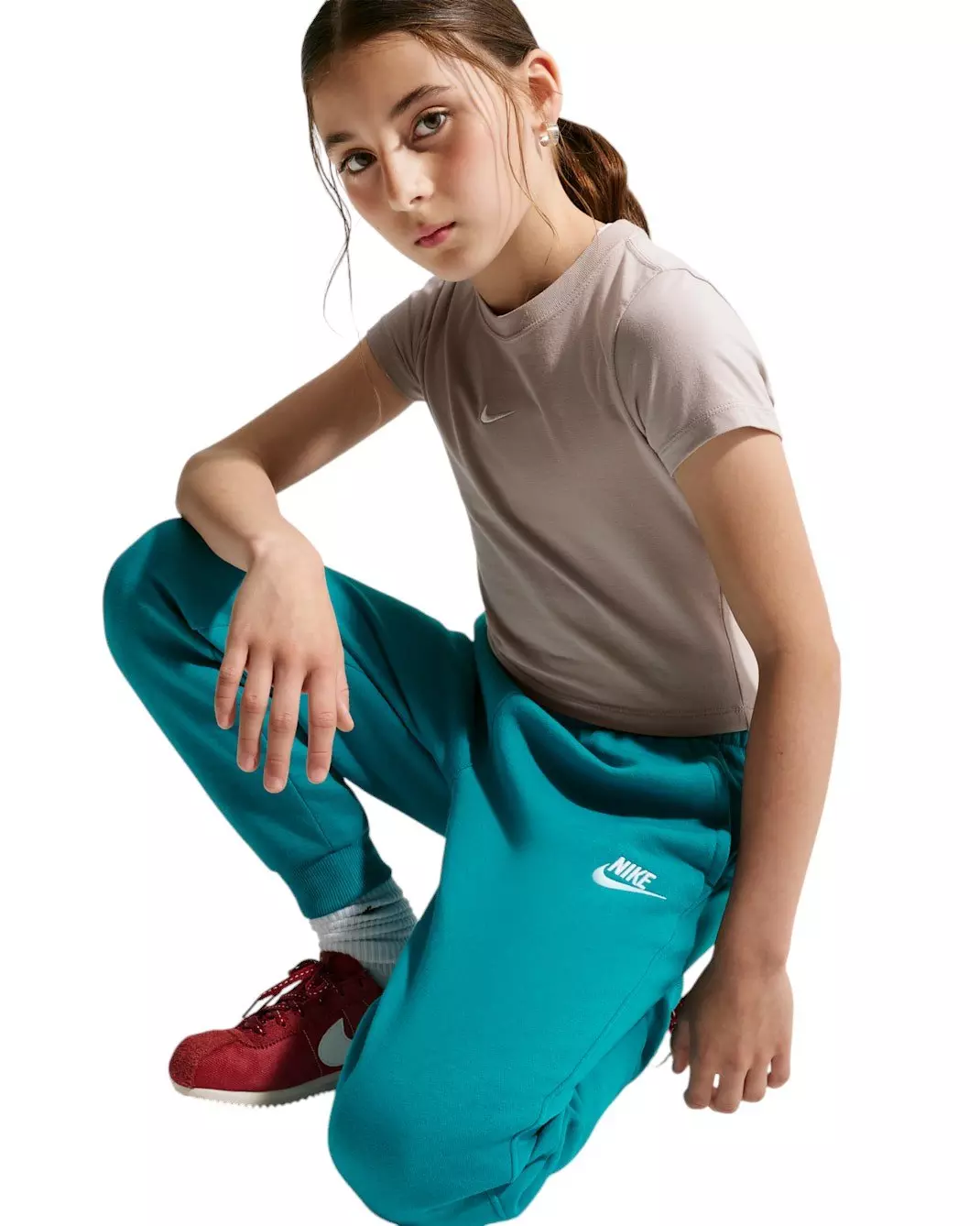 Nike Big Kids' Sportswear Club Fleece Joggers - Turquoise - TURQUOISE