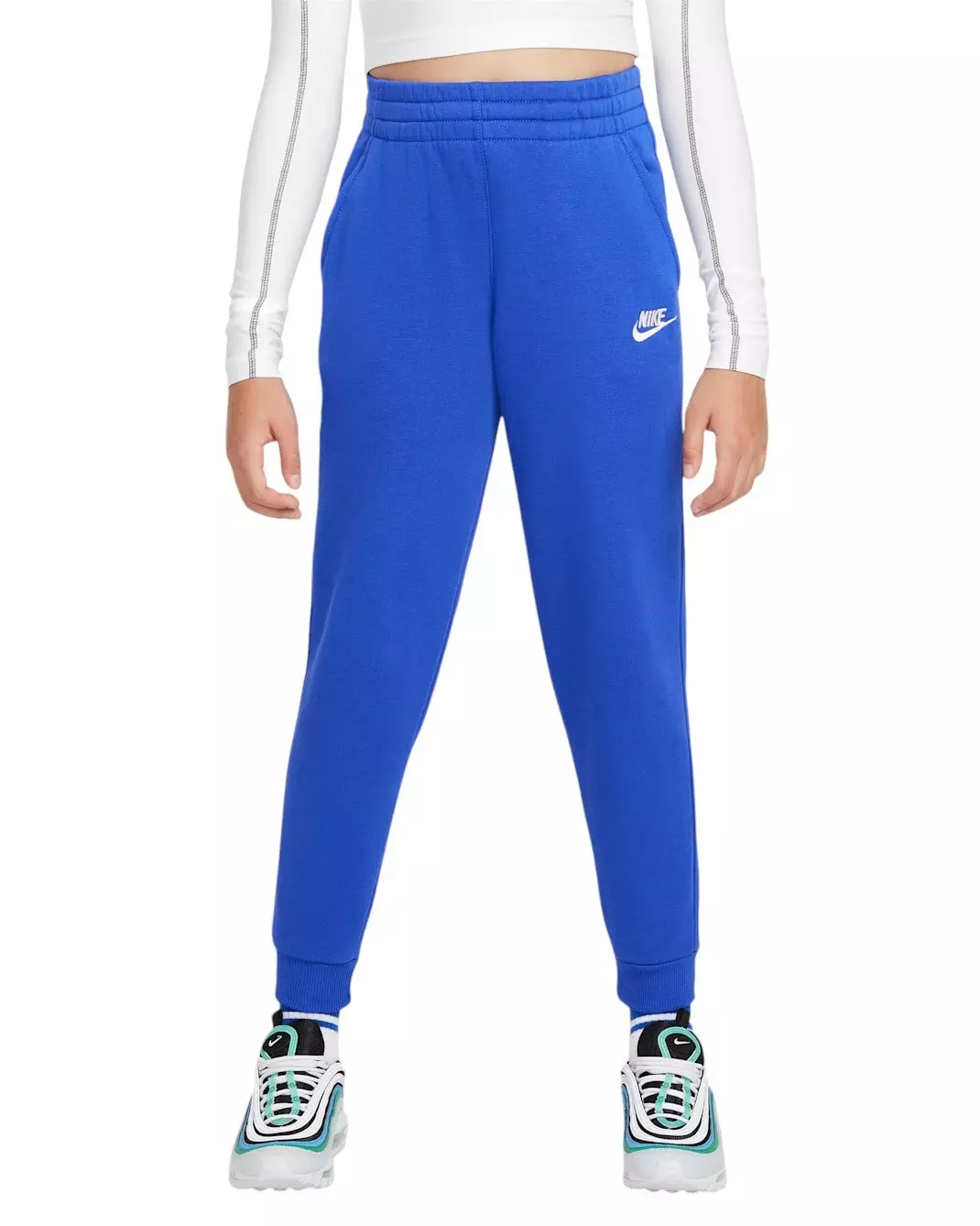 Nike Big Kids' Sportswear Club Fleece Joggers - Royal - ROYAL