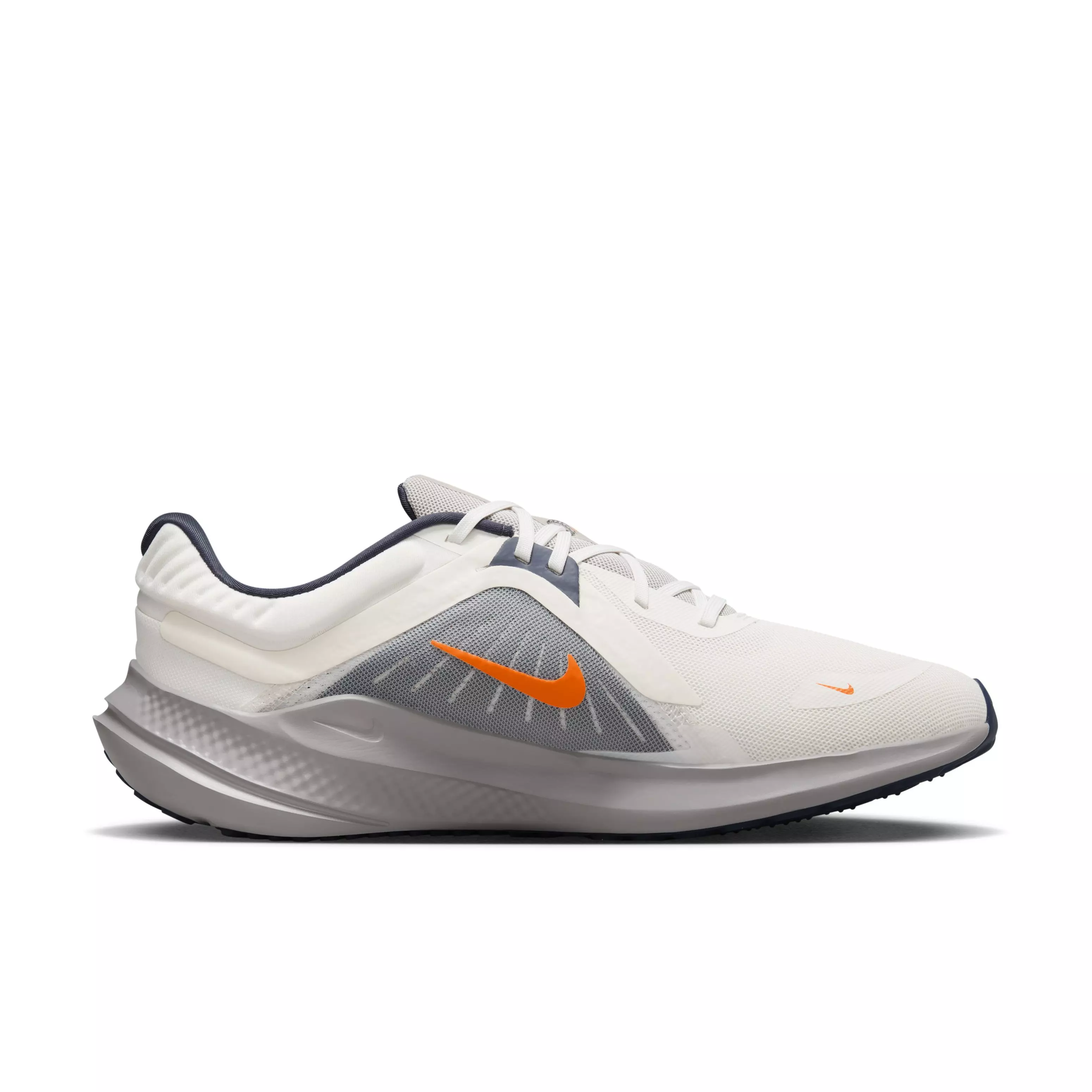 Nike Quest 5 "Sail/Thunder Blue/Light Iron Ore/Total Orange" Men's Running Shoe - SAIL/BLUE/LT IRON/ORANGE