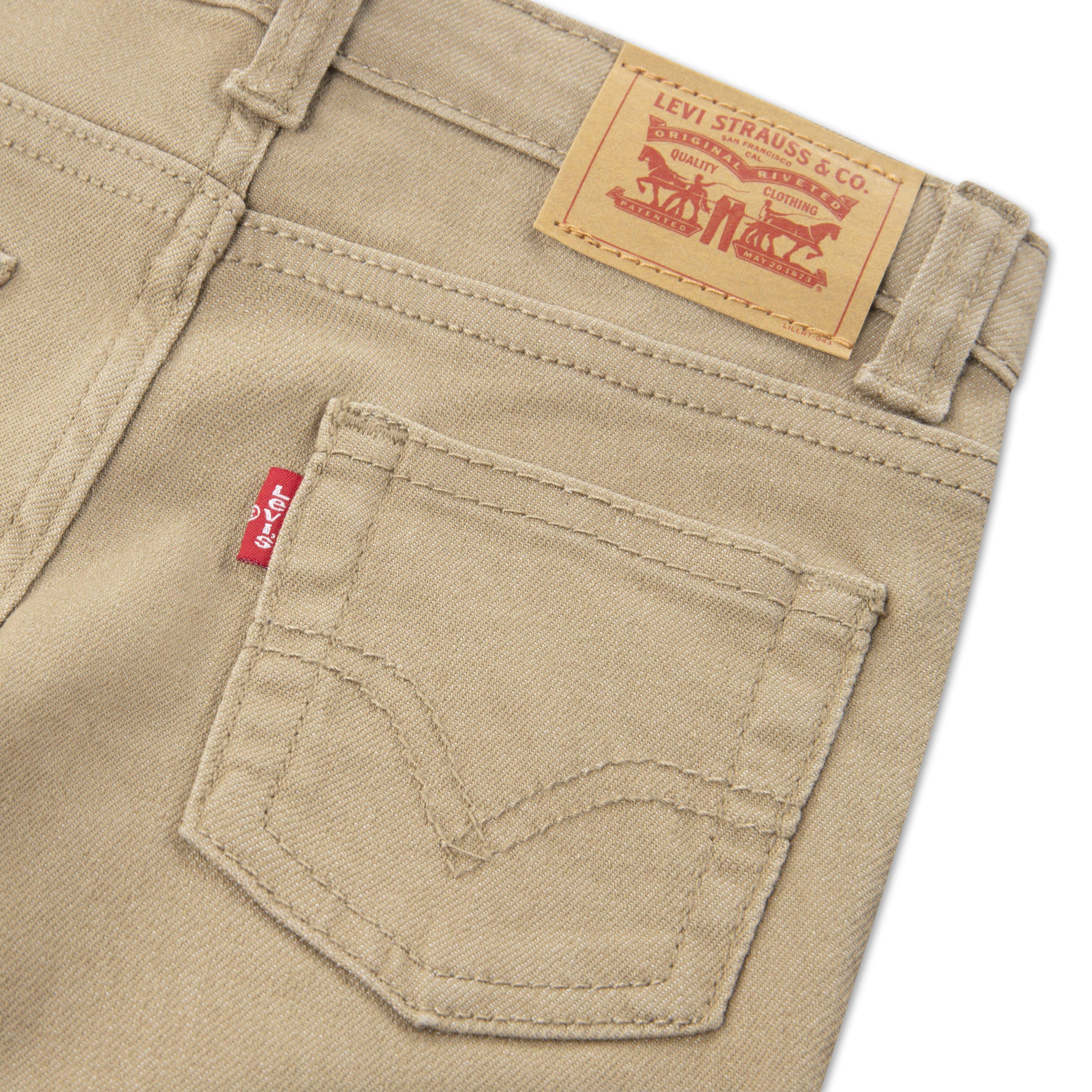 Levi's 514 Straight Fit Big Boys' Gold Wash Denim Jeans - GOLD Thumbnail View 4