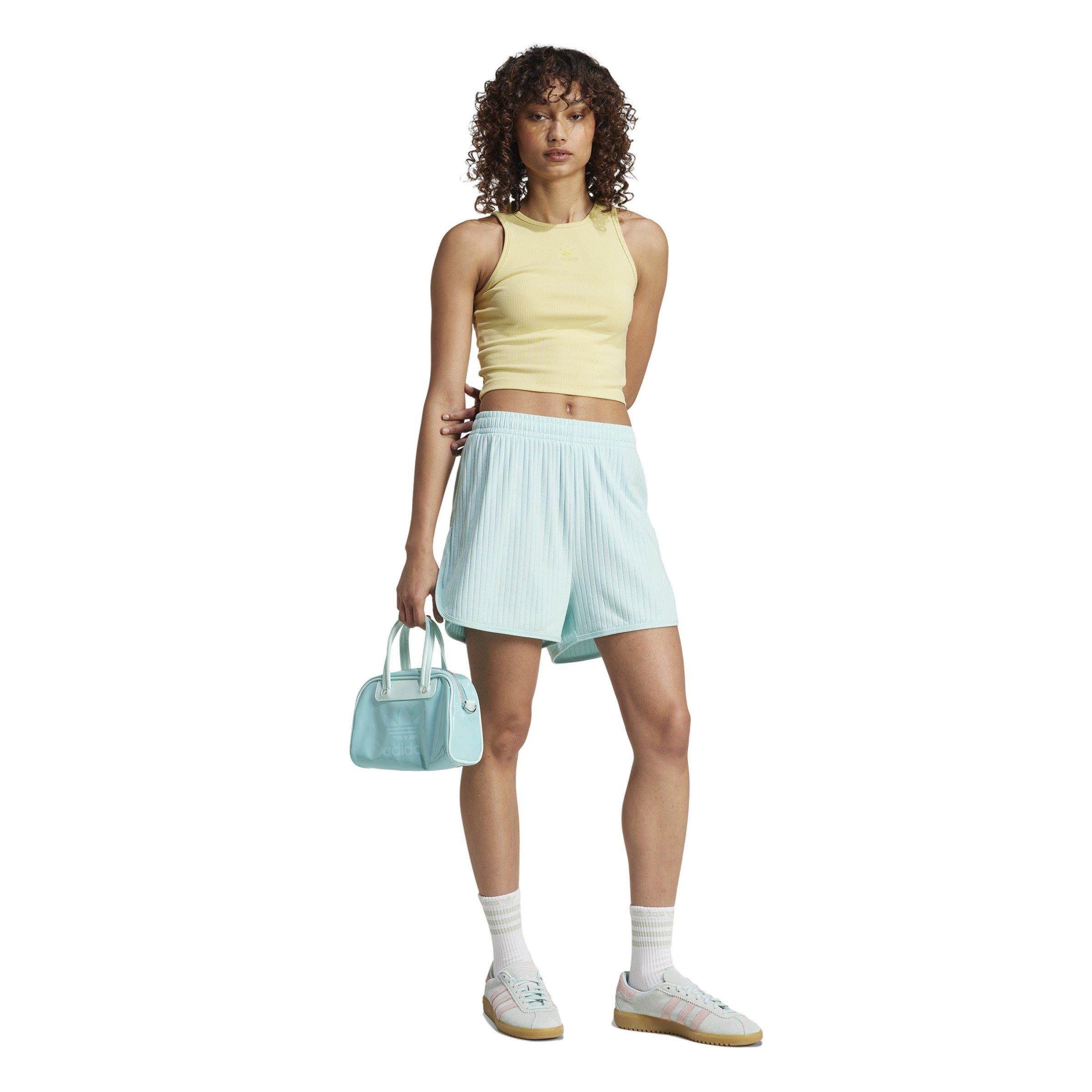 adidas Originals Women's Essentials Ribbed Tank Top -Yellow - YELLOW Thumbnail View 5