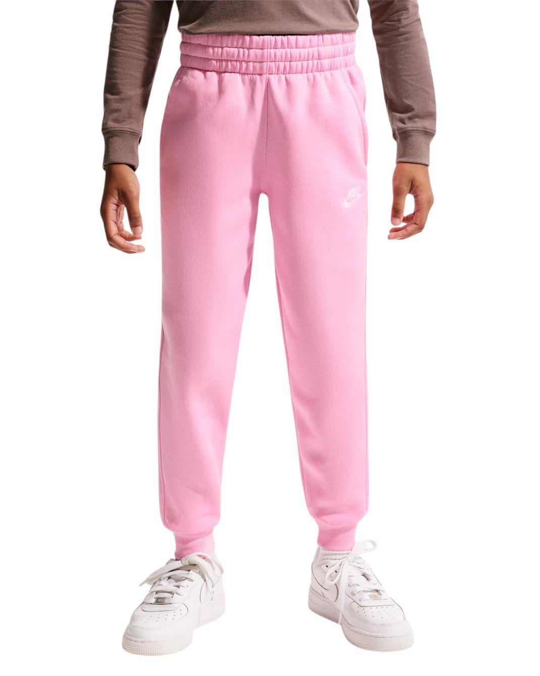 Nike Big Kids' Sportswear Club Fleece Joggers - Pink - PINK Thumbnail View 3