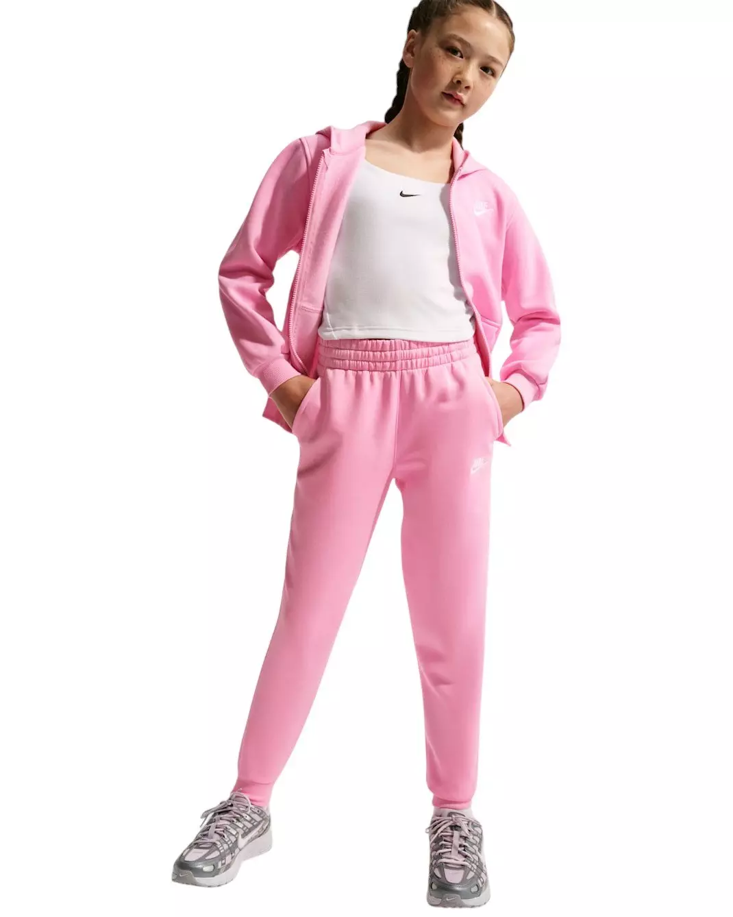 Nike Big Kids' Sportswear Club Fleece Joggers - Pink - PINK