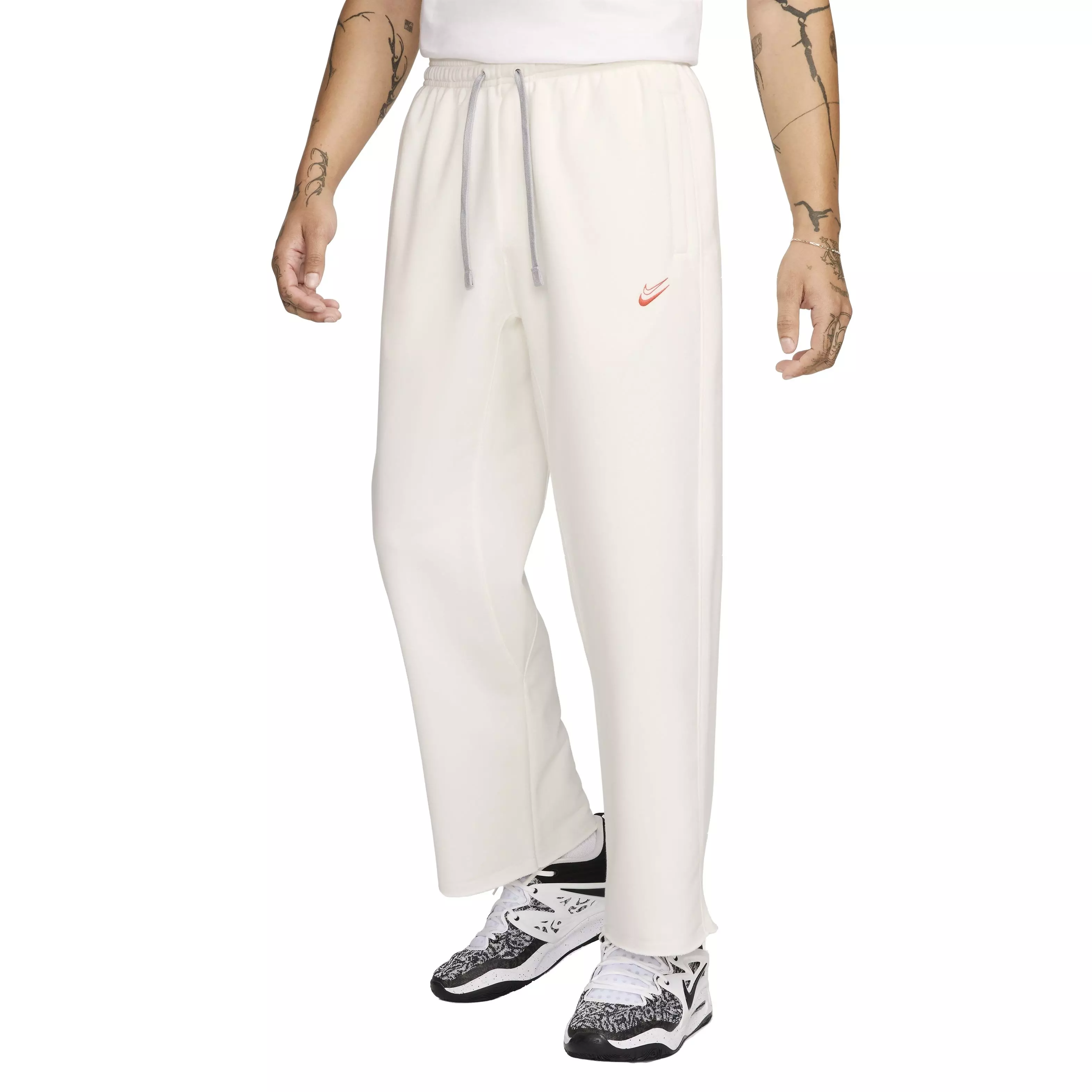 Nike Men's Kevin Durant Dri-FIT Standard Issue 7/8-Length Basketball Pants - WHITE
