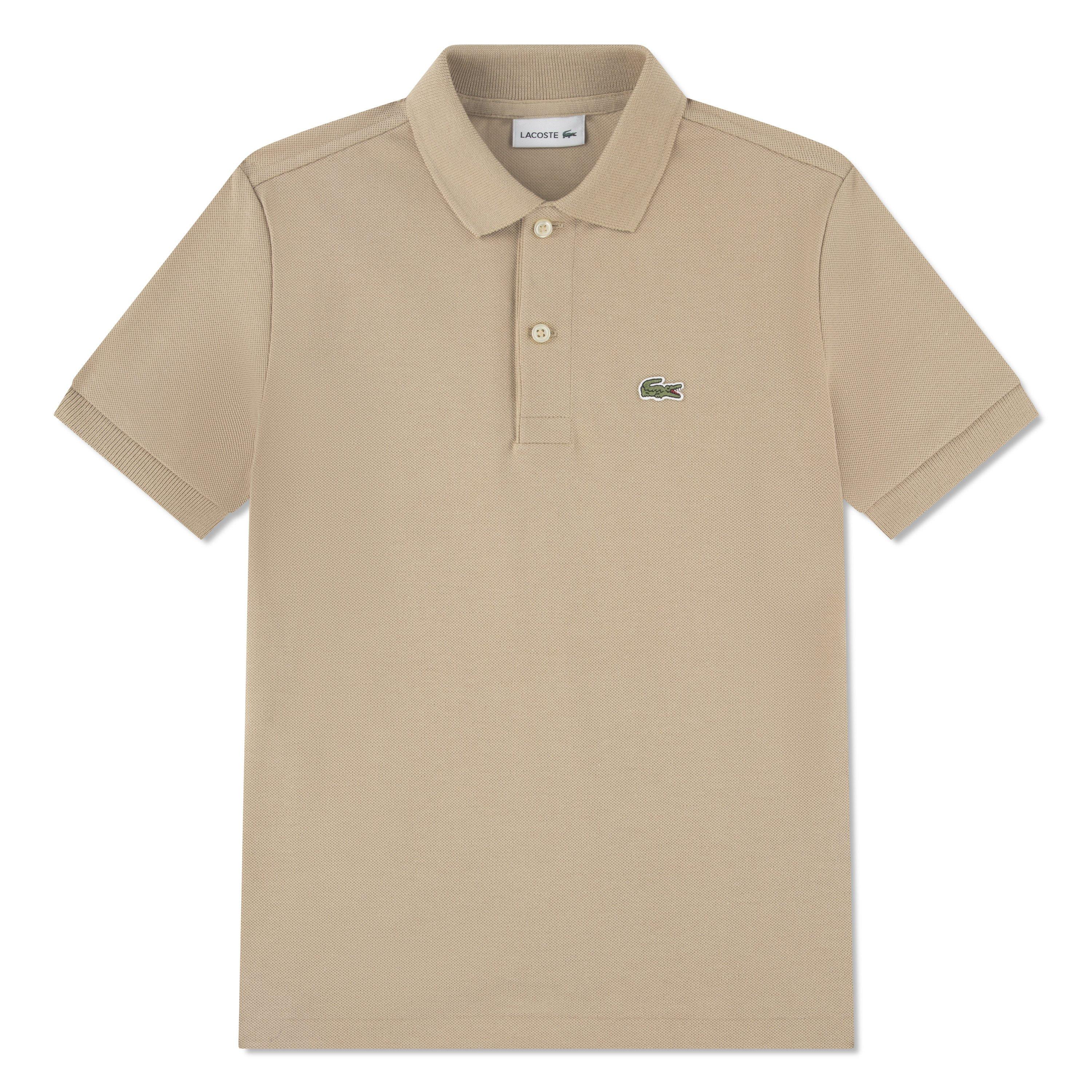 Lacoste Little Boys' Non-Organic Petit Pique Polo -Beige - BEIGE