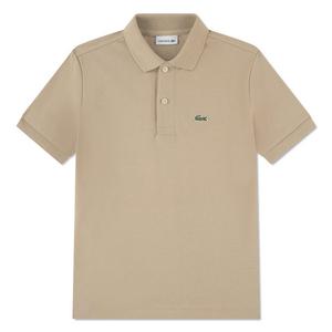 Lacoste Little Boys' Non-Organic Petit Pique Polo -Beige