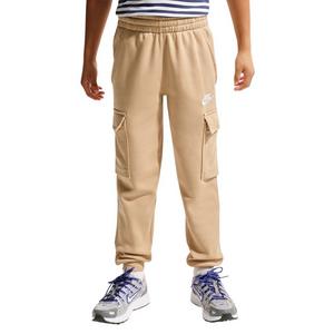 Nike Big Kids' Sportswear Club Fleece Cargo Pants - Linen Brown