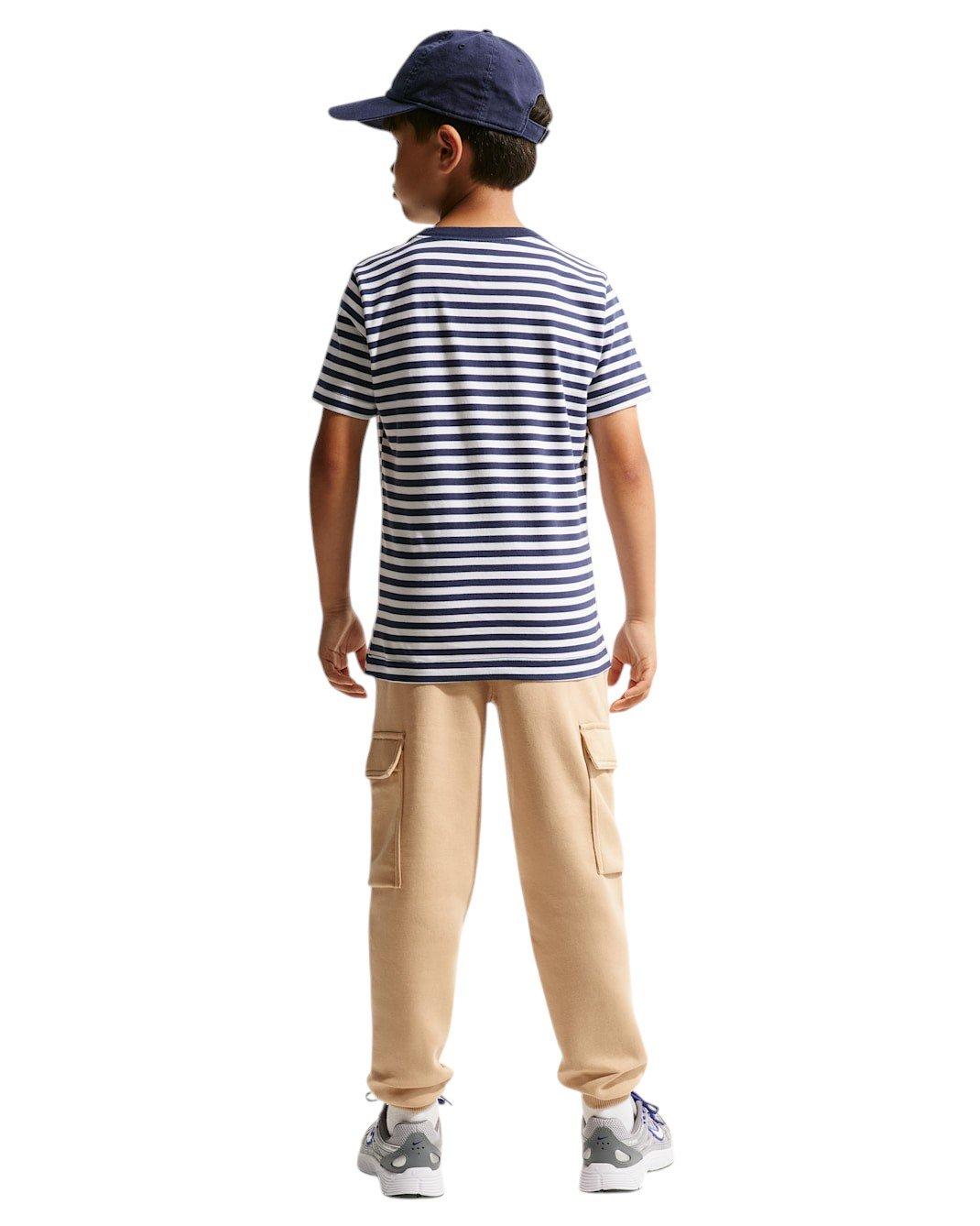Nike Big Kids' Sportswear Club Fleece Cargo Pants - Linen Brown - LINEN BROWN Thumbnail View 6