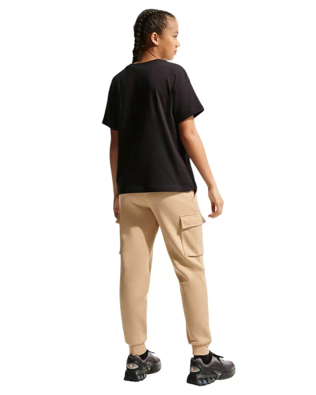 Nike Big Kids' Sportswear Club Fleece Cargo Pants - Linen Brown - LINEN BROWN