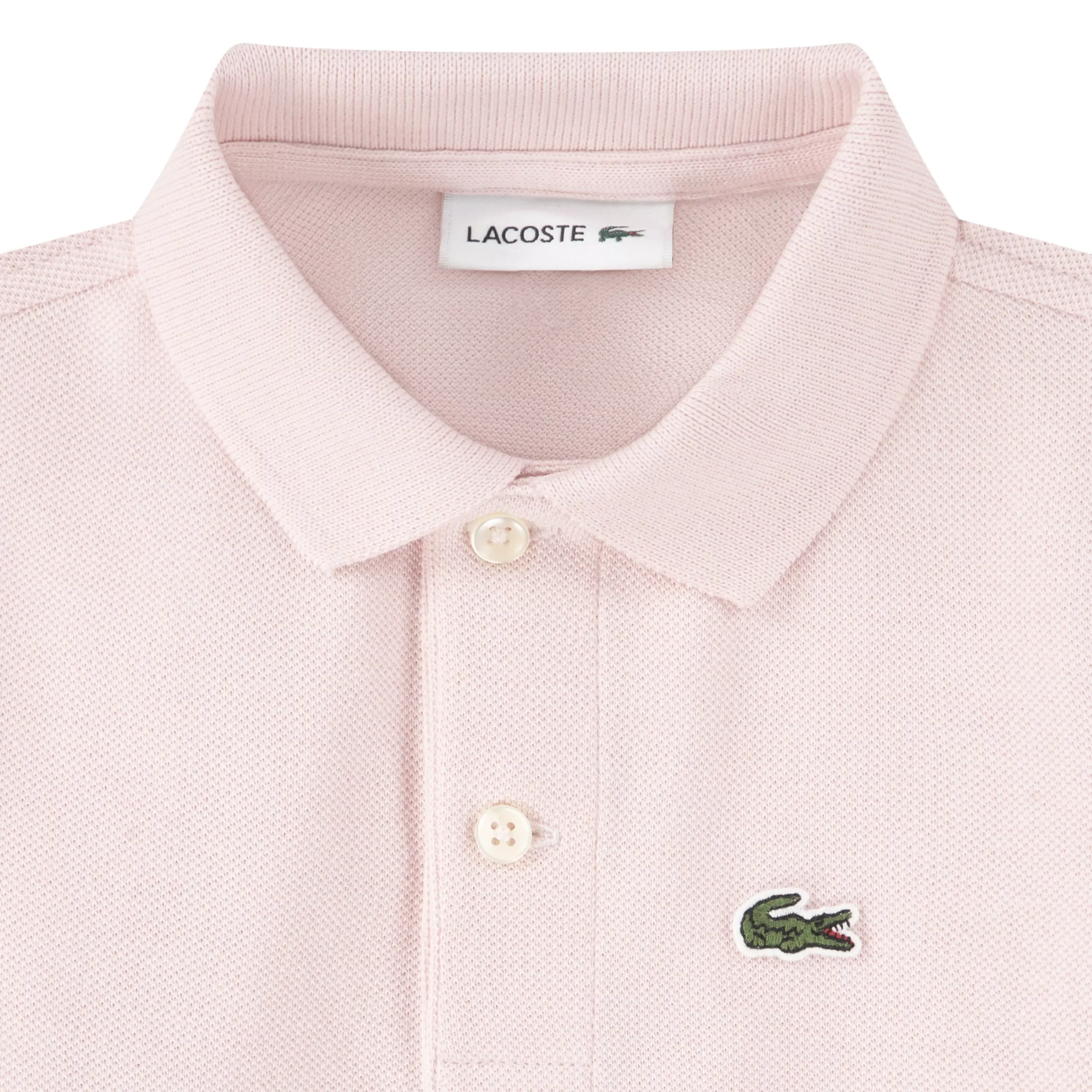 Lacoste Toddler Boys' Non-Organic Petit Pique Polo -Lt Pink - LT PINK