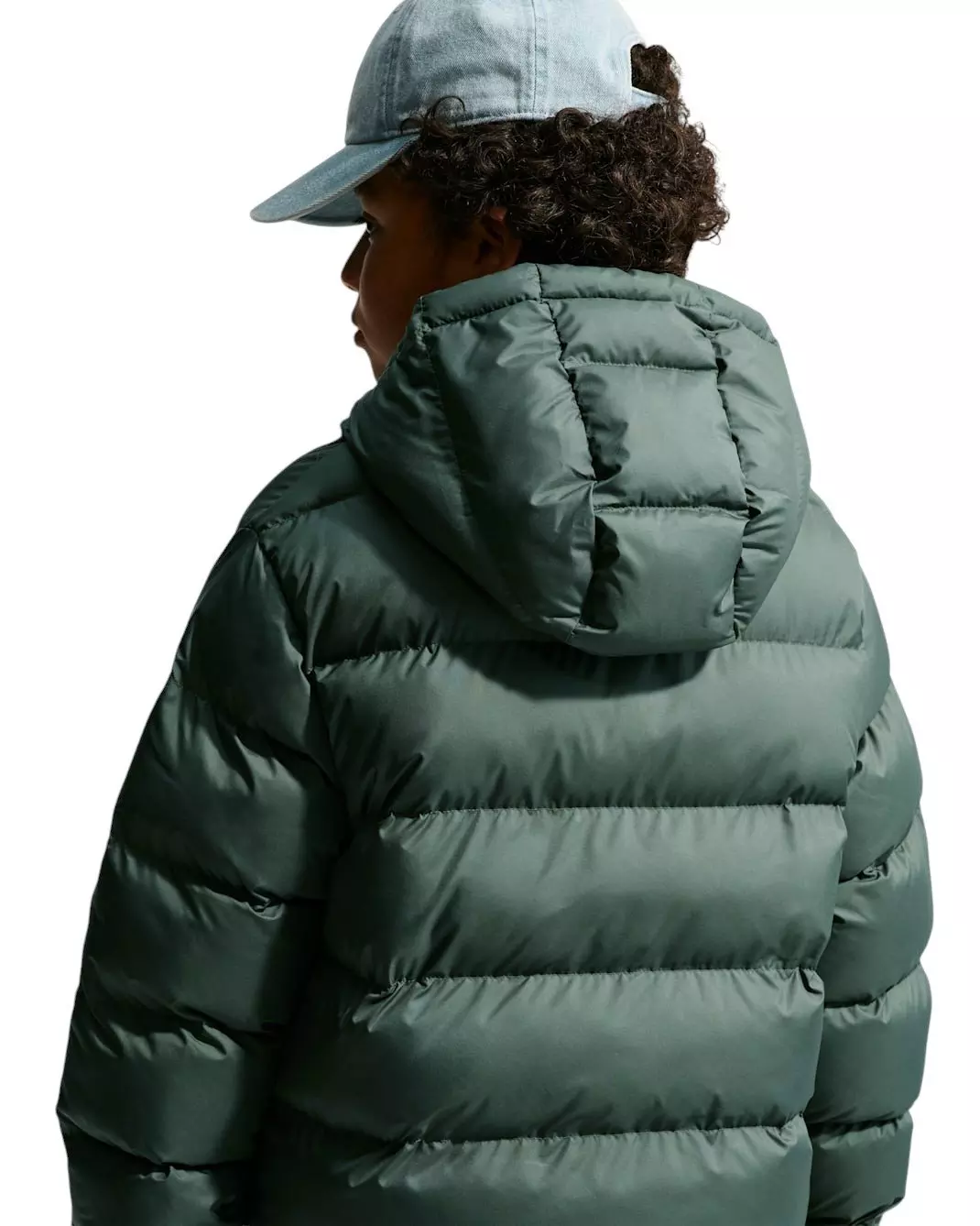 Nike Big Kids' Sportswear All Day Play Therma-FIT Loose-Fit Puffer Jacket - Green - GREEN