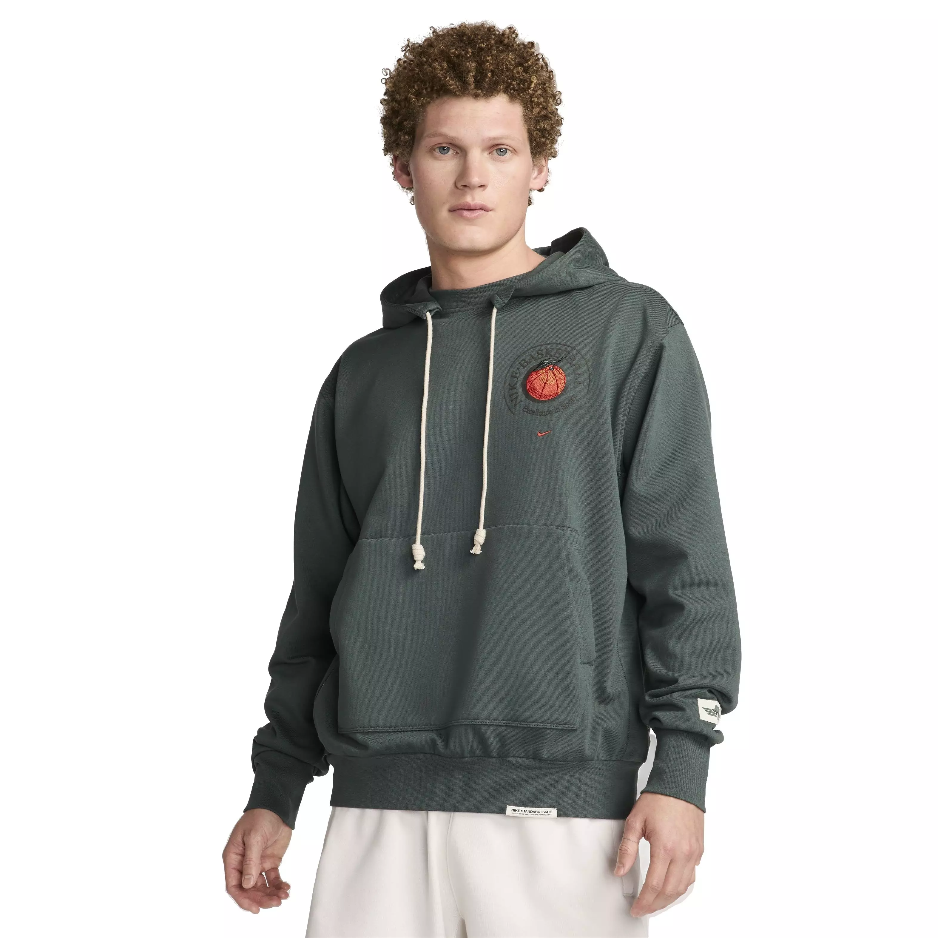 Nike Men's Dri-FIT Standard Issue Pullover NPC Hoodie - GREEN