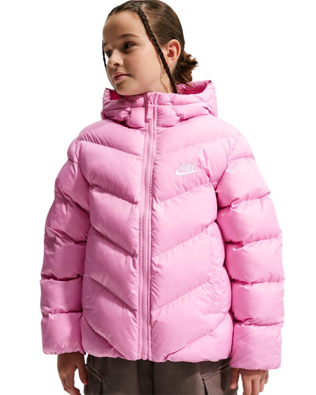 Nike Sportswear All Day Play Therma-FIT Loose-FIT Big Kids' Pink Puffer Jacket
