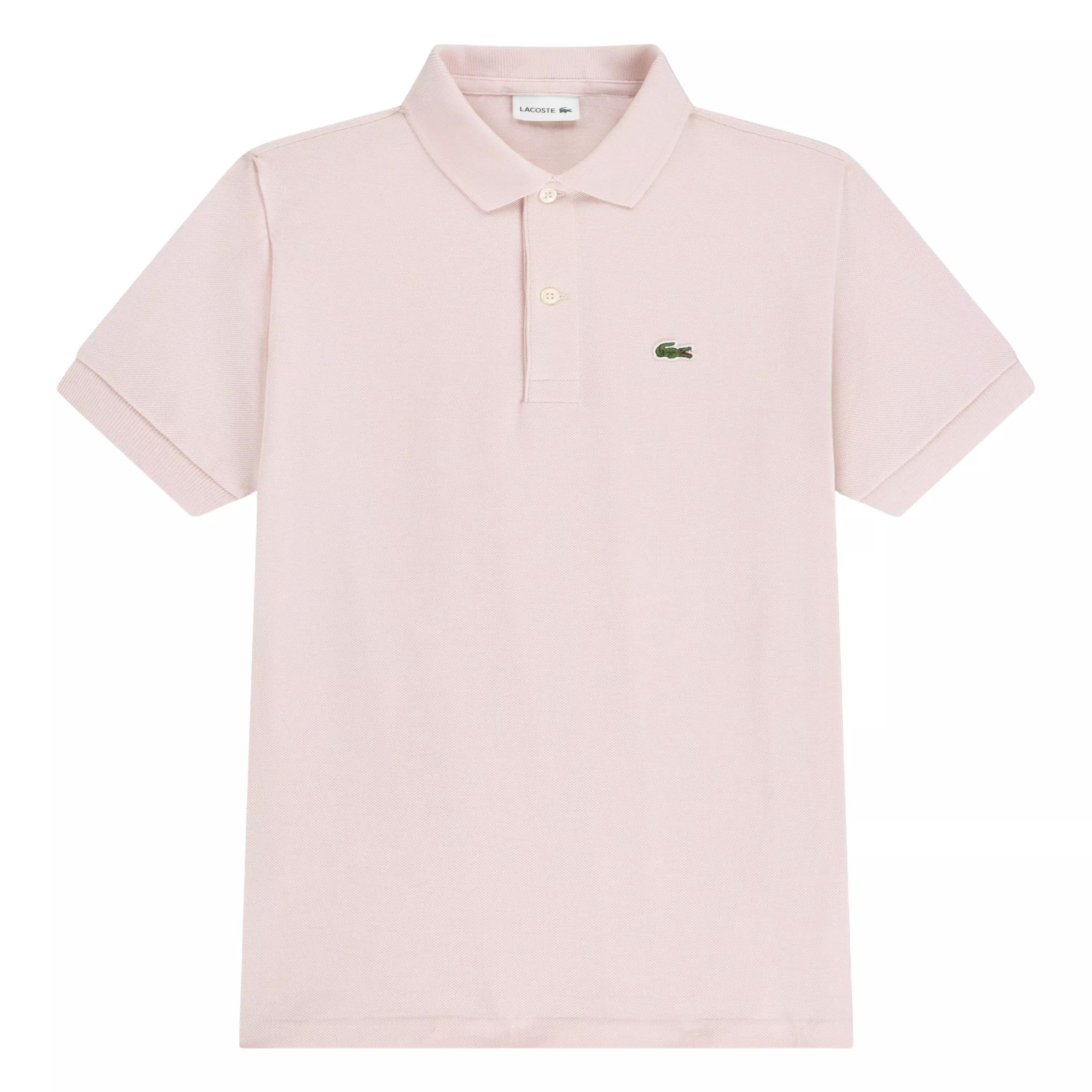 Lacoste Big Boys' Non-Organic Petit Pique Polo - Light Pink - LT PINK