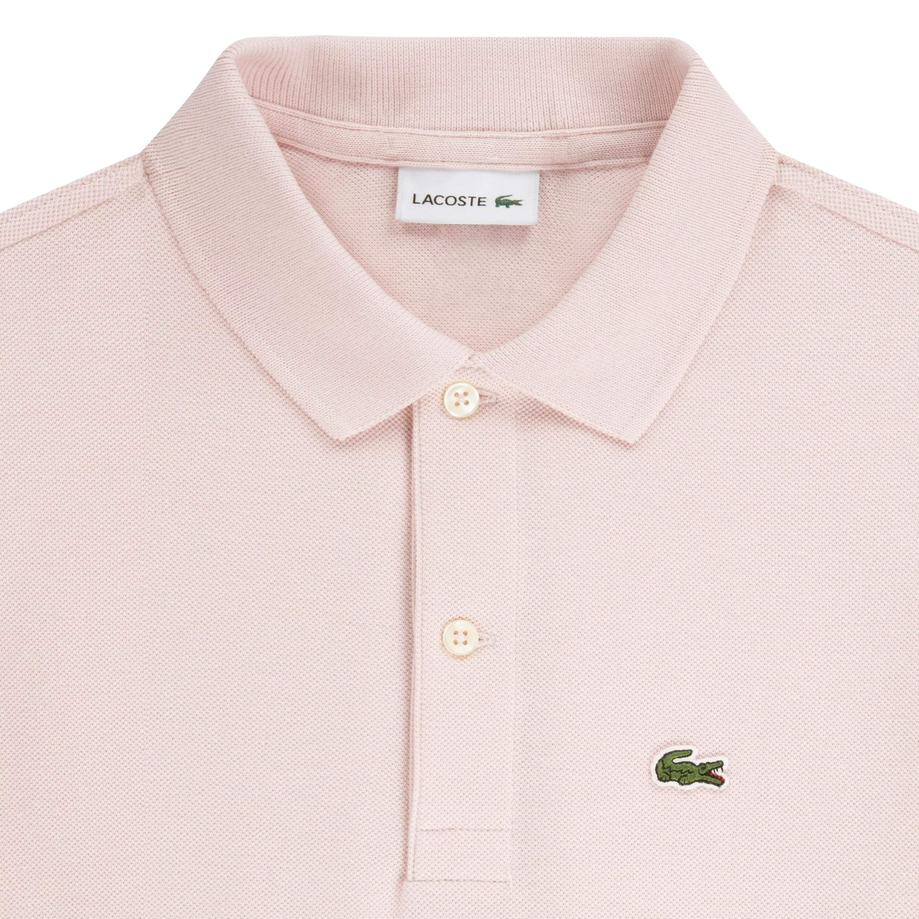 Lacoste Big Boys' Non-Organic Petit Pique Polo - Light Pink - LT PINK