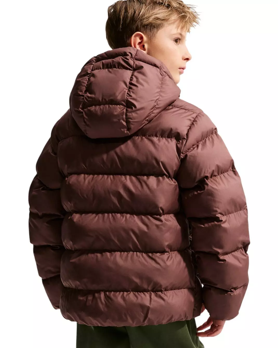 Nike Big Kids' Sportswear All Day Play Therma-FIT Loose-Fit Puffer Jacket - Mystic Purple - MYSTIC PURPLE