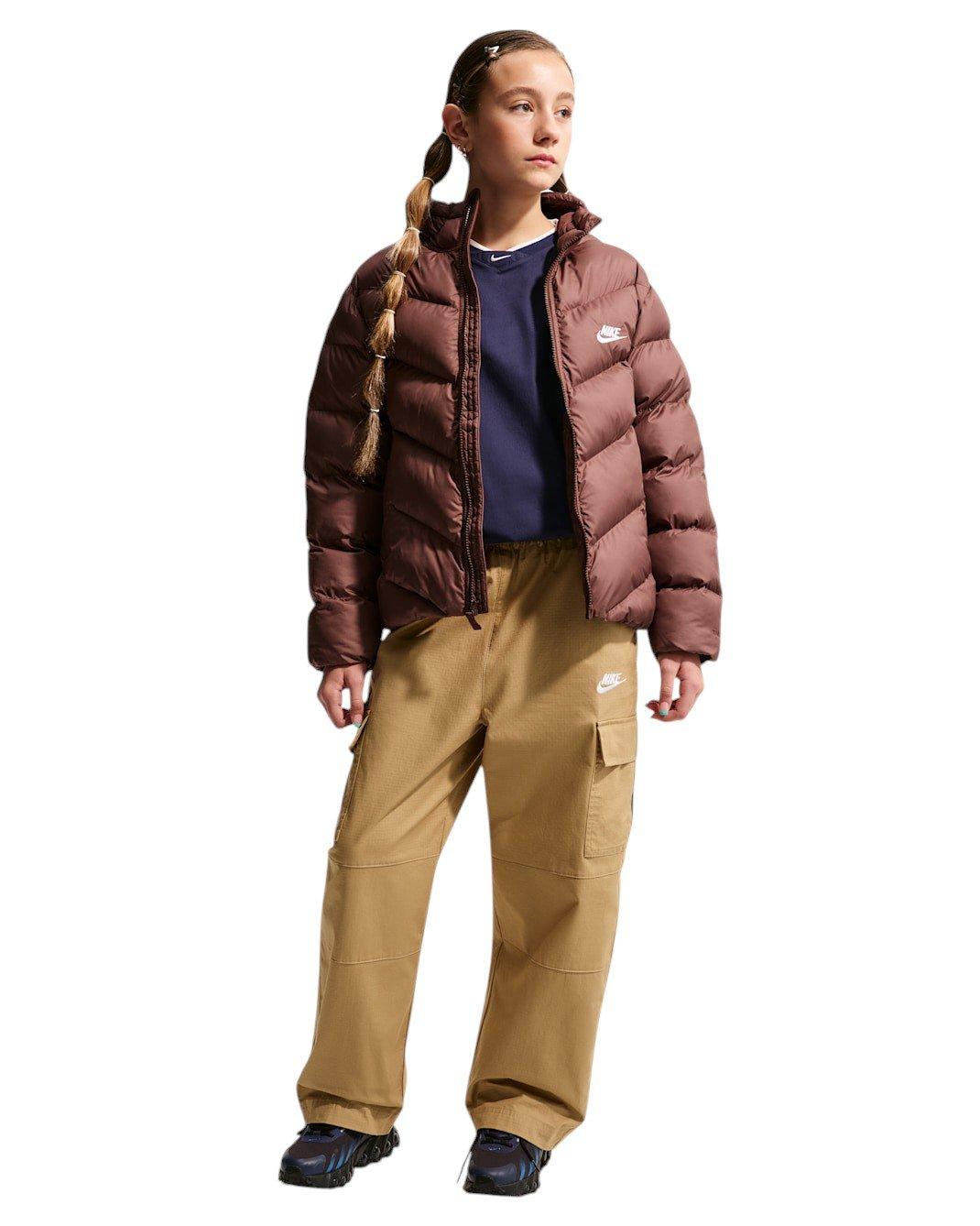 Nike Big Kids' Sportswear All Day Play Therma-FIT Loose-Fit Puffer Jacket - Mystic Purple - MYSTIC PURPLE Thumbnail View 7