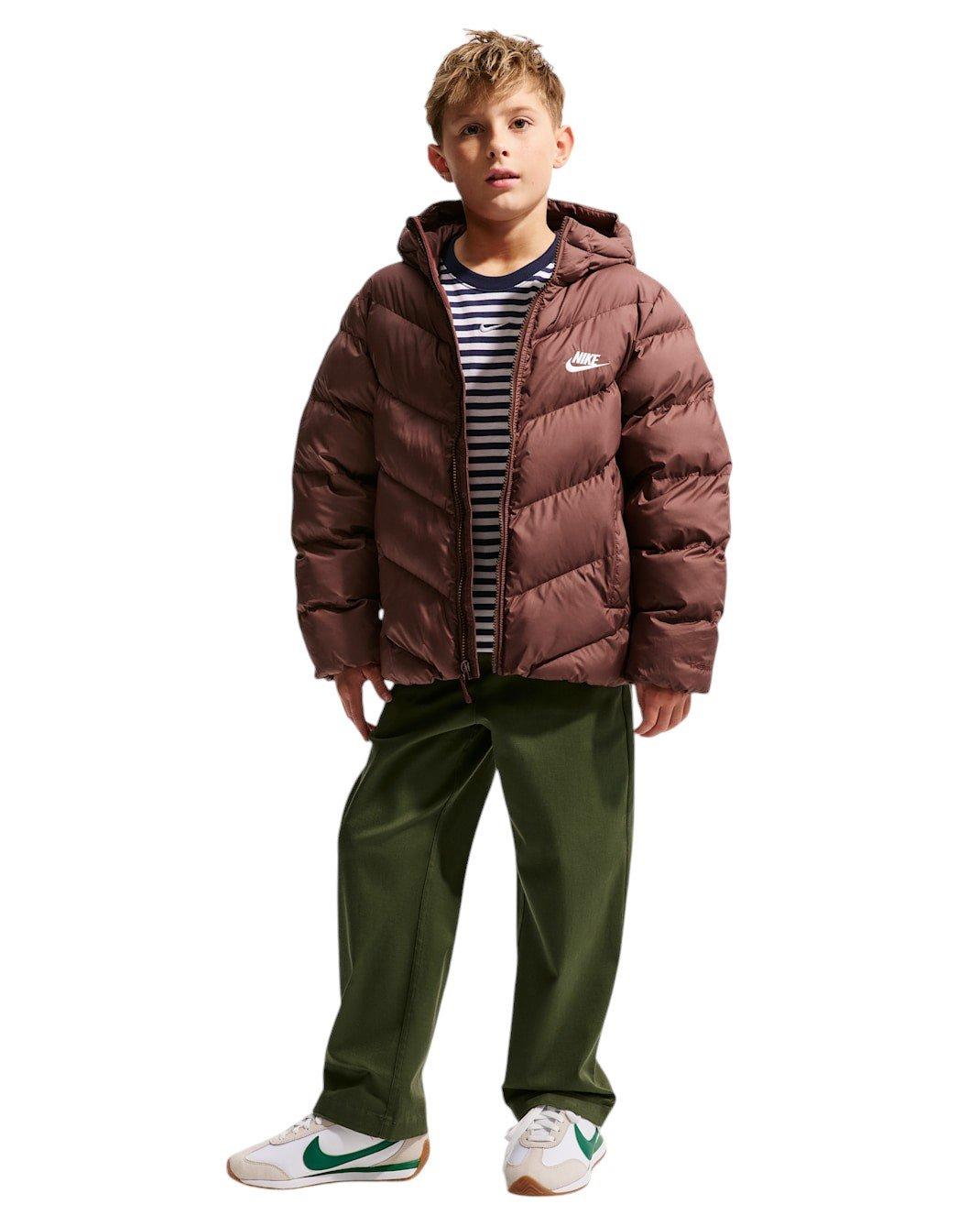 Nike Big Kids' Sportswear All Day Play Therma-FIT Loose-Fit Puffer Jacket - Mystic Purple - MYSTIC PURPLE Thumbnail View 8