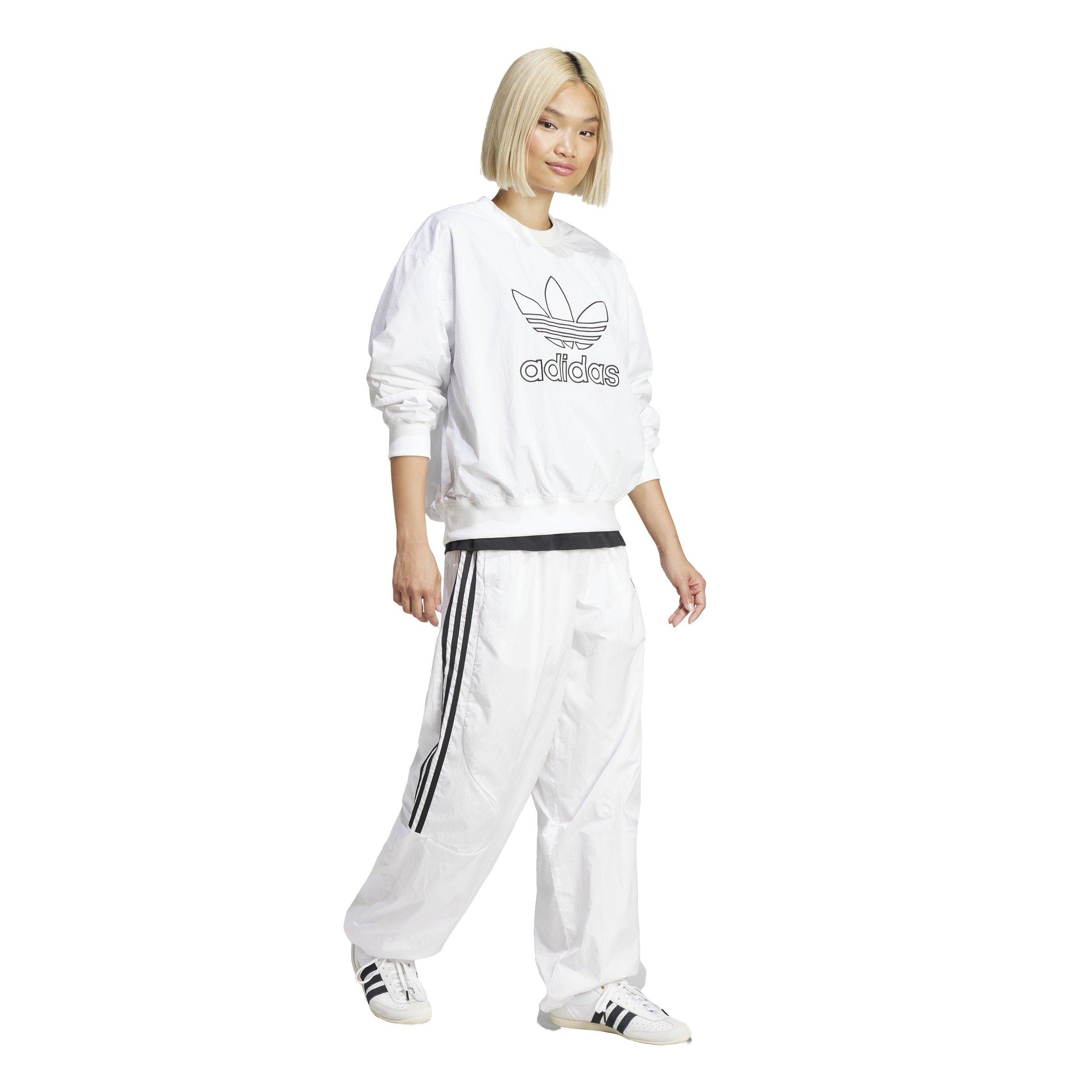 adidas Originals Adicolor Teamgeist Oversized Women's White Tracksuit Bottoms