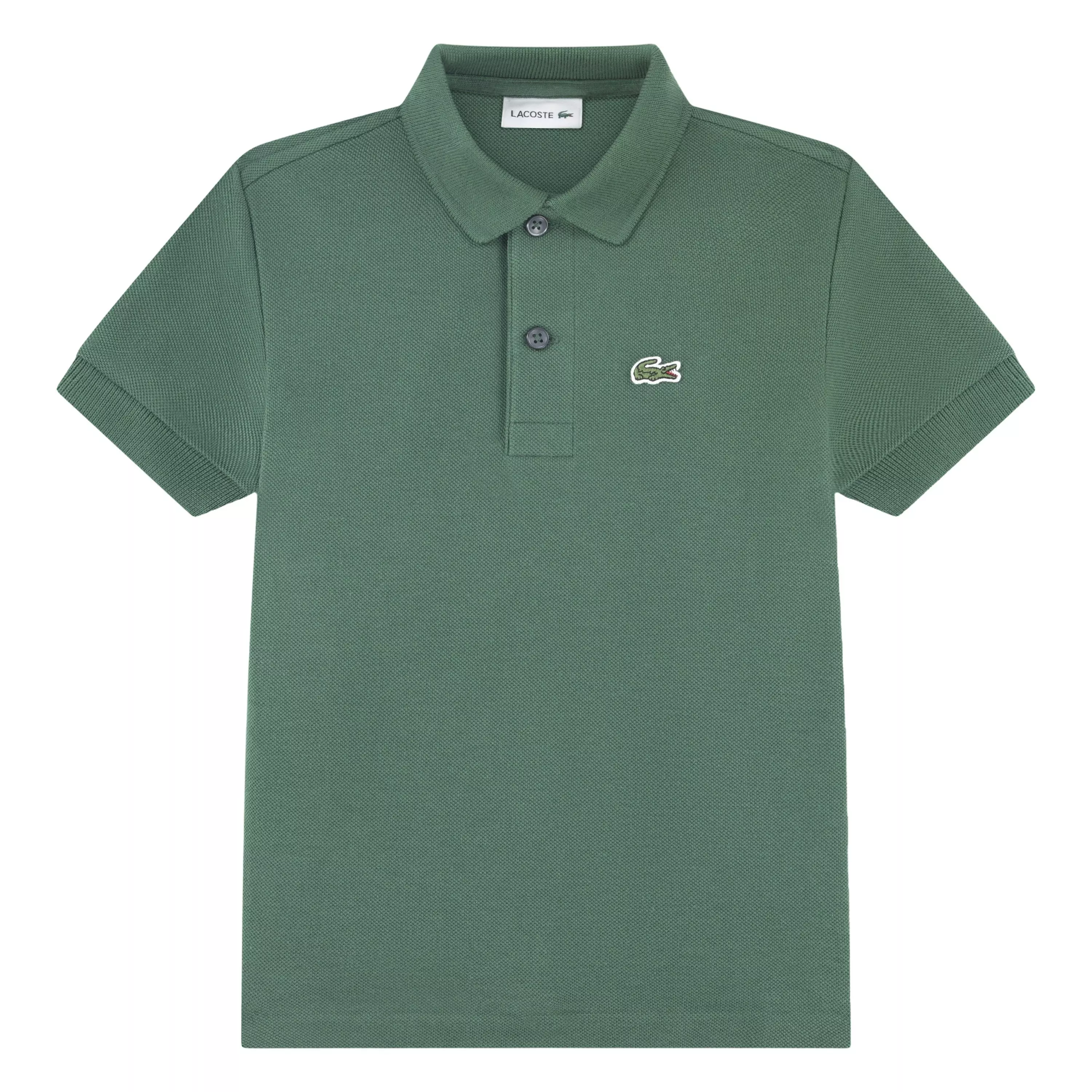 Lacoste Toddler Boys' Non-Organic Petit Pique Polo - Green - GREEN