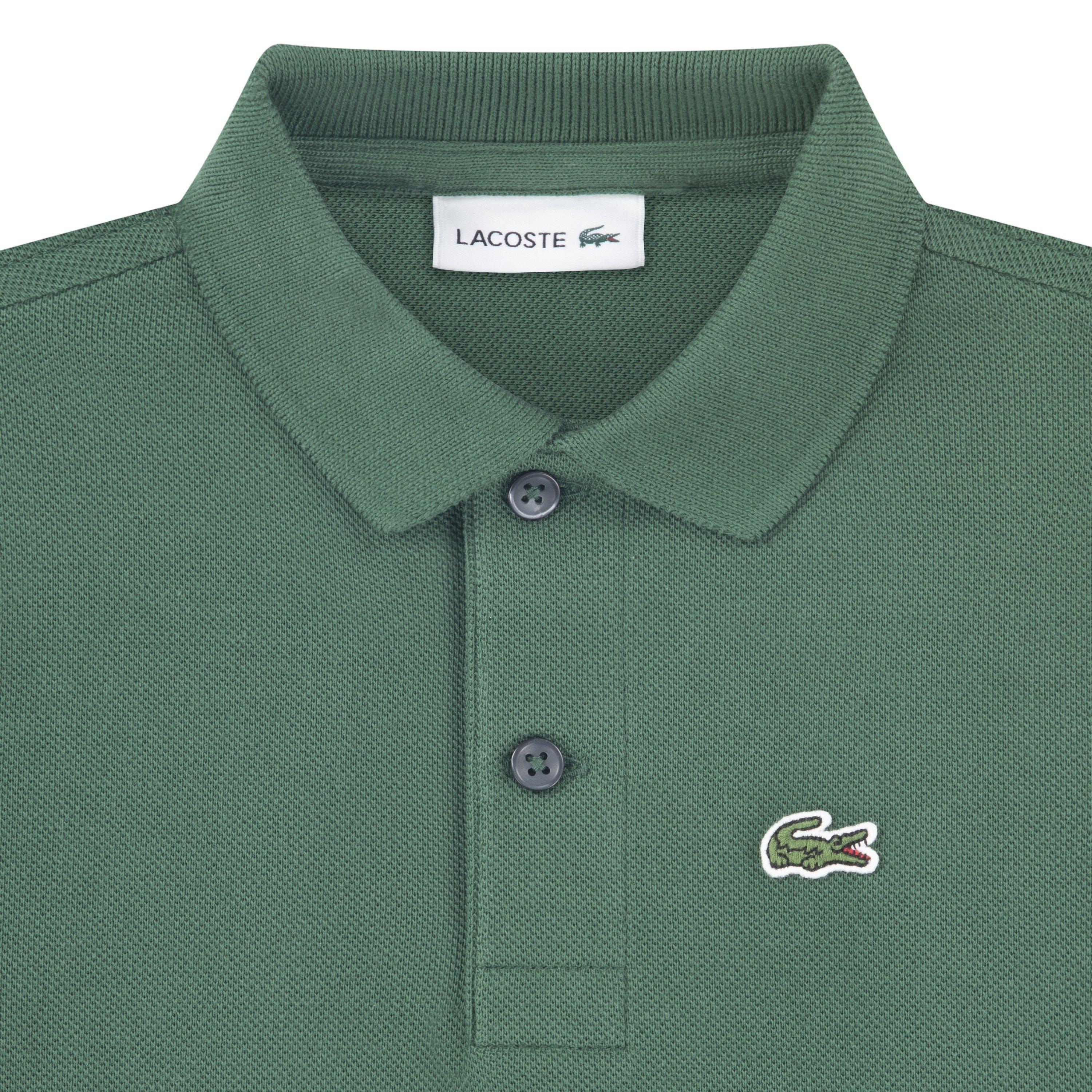 Lacoste Non-Organic Petit Pique Toddler Boys' Green Polo