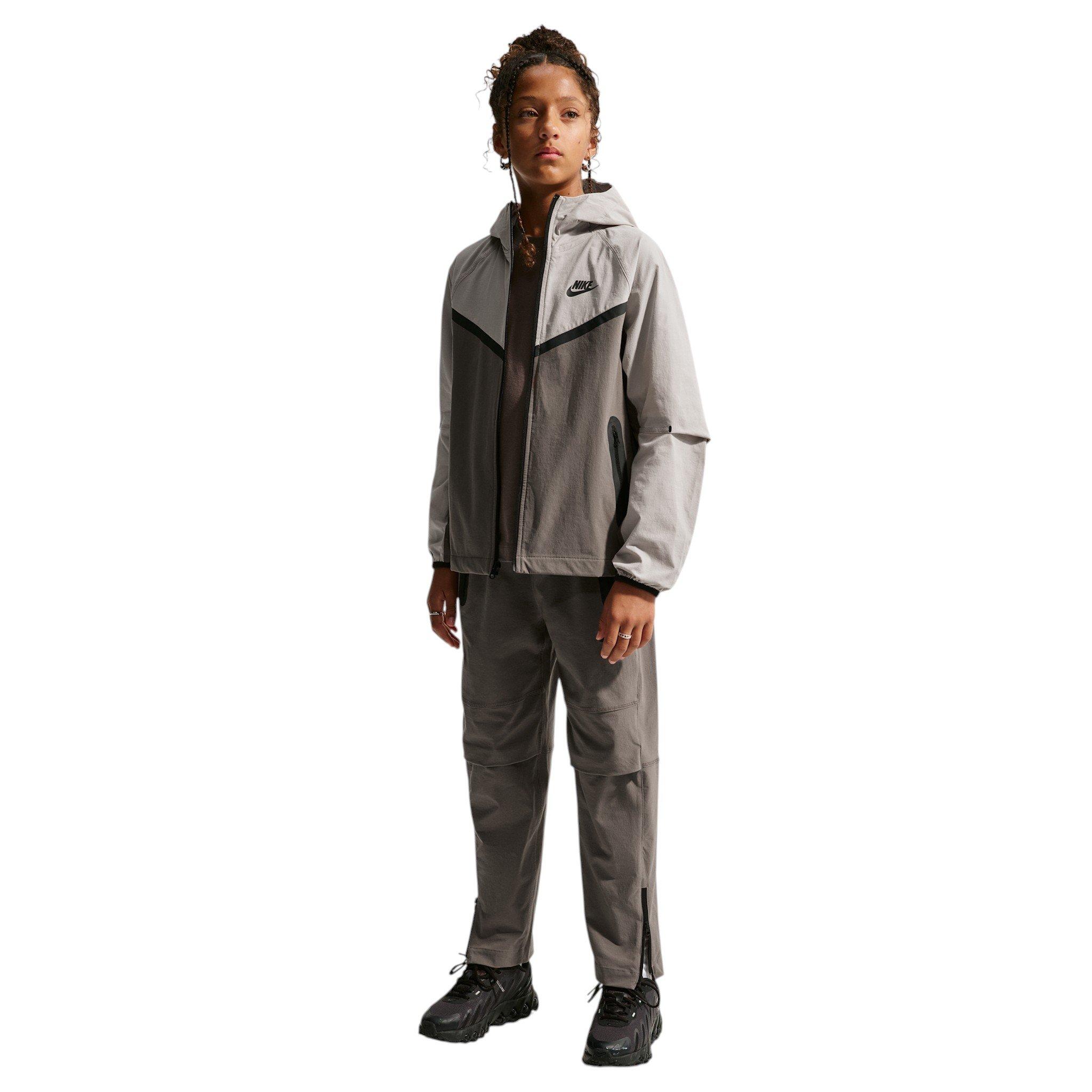 Nike Tech Big Boys' Grey Woven Jacket