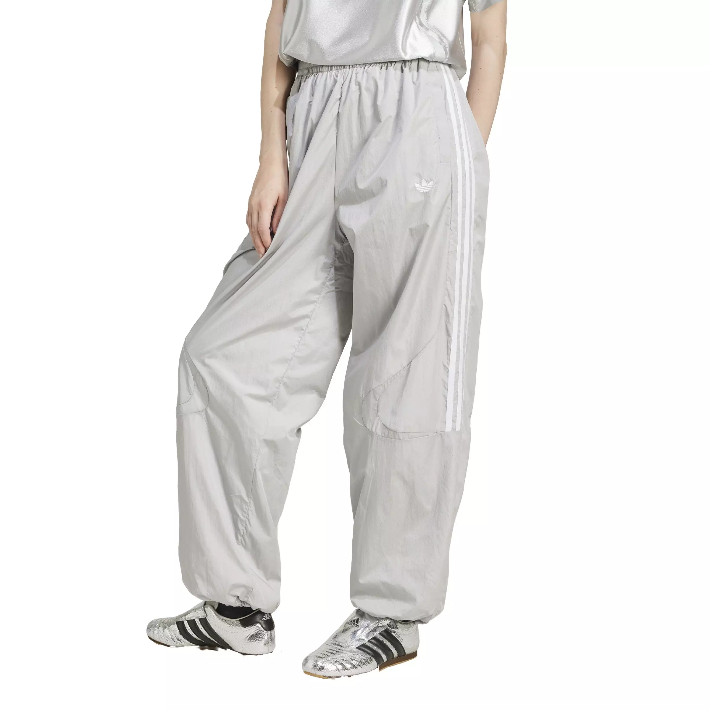 adidas Originals Women's Adicolor Teamgeist Oversized Tracksuit Bottoms -Grey - GREY