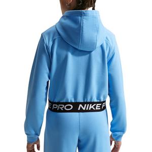 Nike Big Girls' Pro Fleece Dri-FIT Full-Zip Jacket - Football Blue