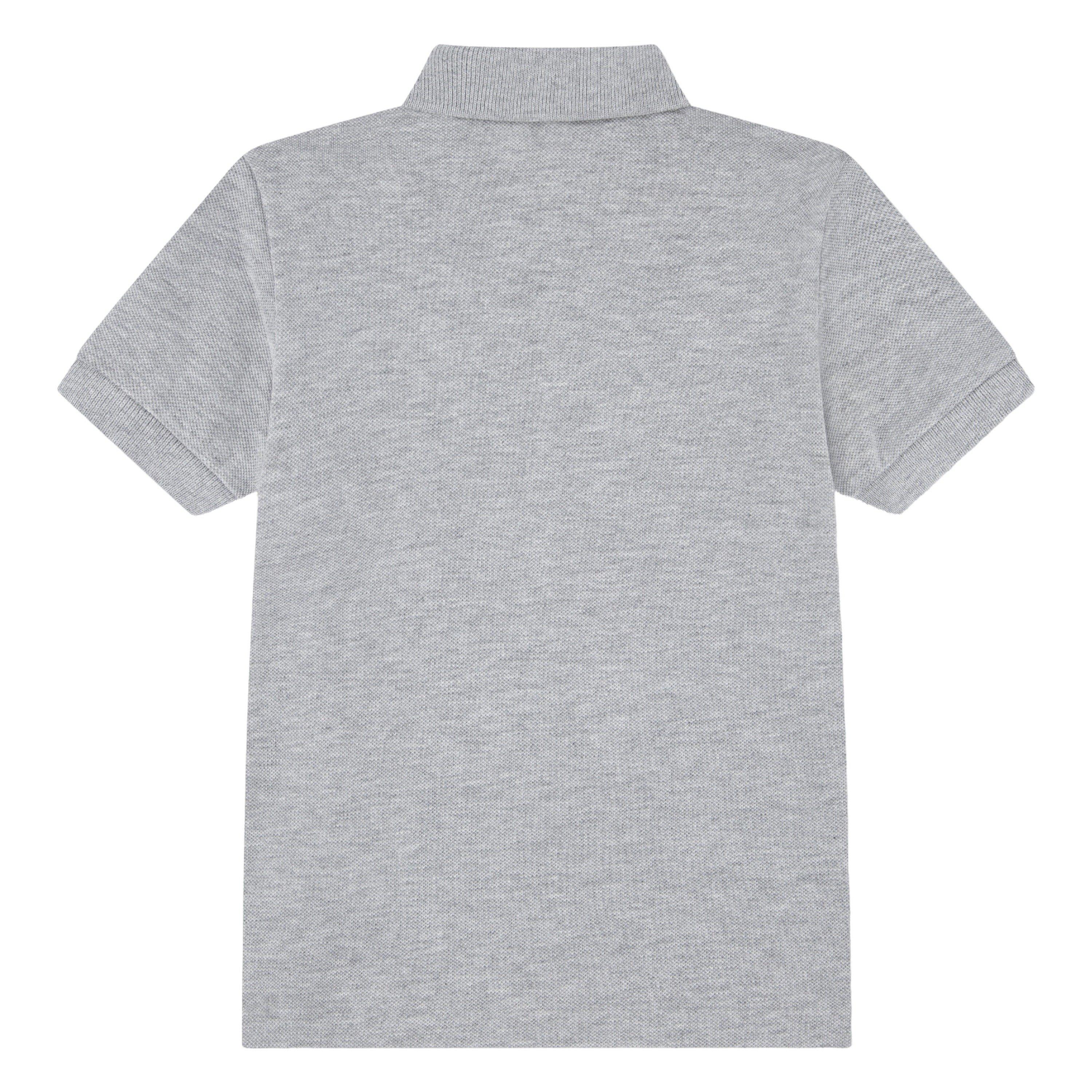 Lacoste Non-Organic Petit Pique Toddler Boys' Grey Polo
