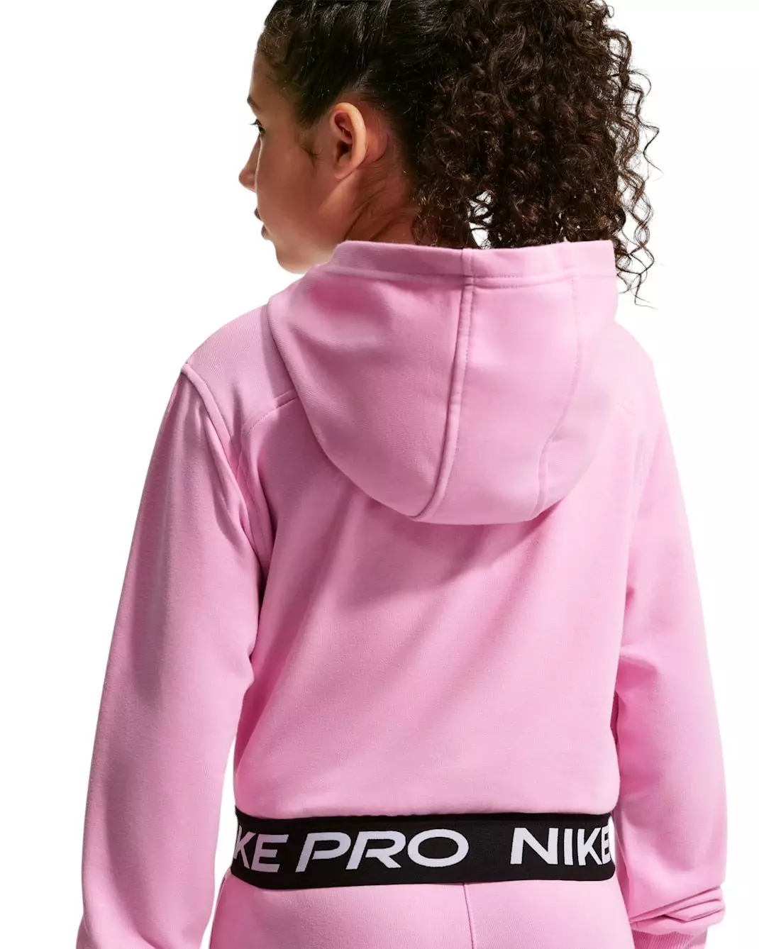 Nike Big Girls' Pro Fleece Dri-FIT Full-Zip Jacket - Pink - PINK