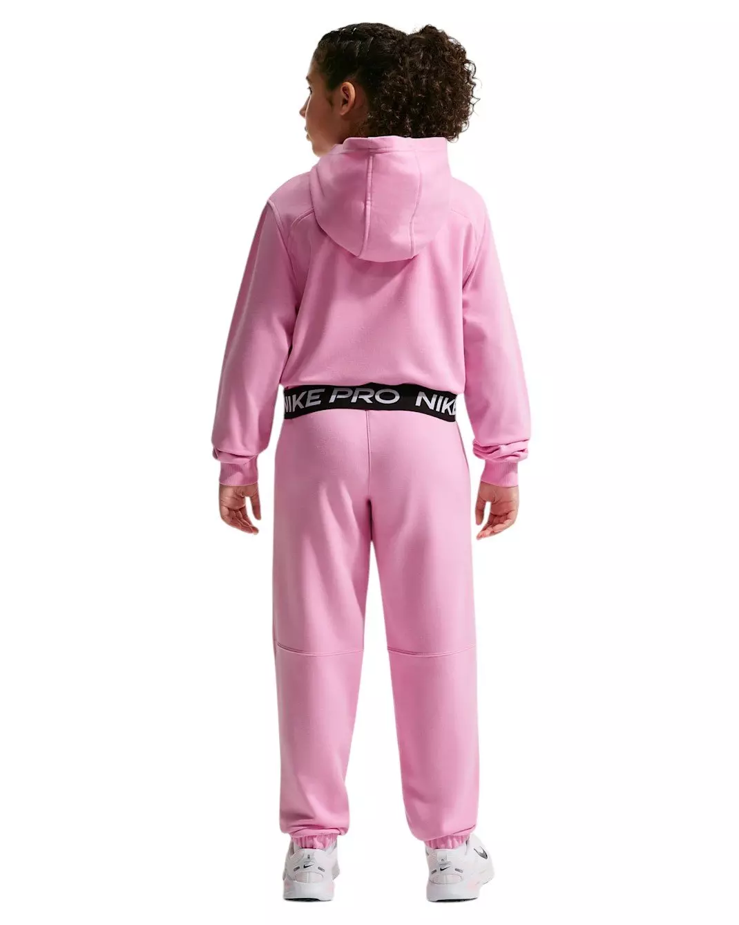 Nike Big Girls' Pro Fleece Dri-FIT Full-Zip Jacket - Pink - PINK