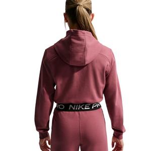 Nike Big Girls' Pro Fleece Dri-FIT Full-Zip Jacket - Pink Smoke - PINK SMOKE