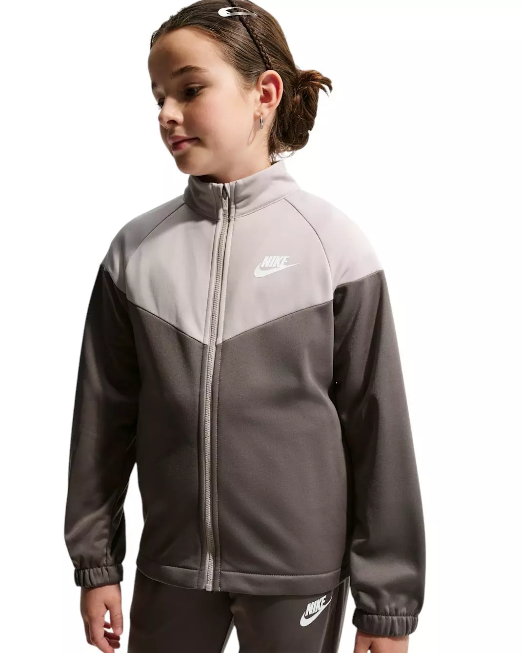 Nike Big Kids' Sportswear Dri-FIT Tracksuit - Cave Stone - CAVE STONE