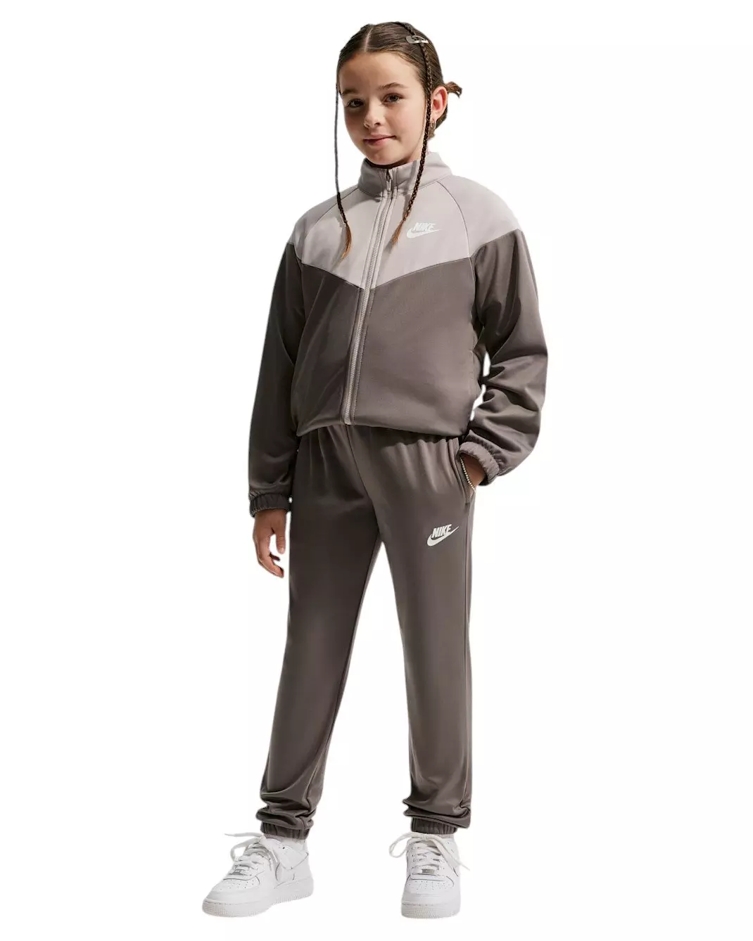 Nike Big Kids' Sportswear Dri-FIT Tracksuit - Cave Stone - CAVE STONE