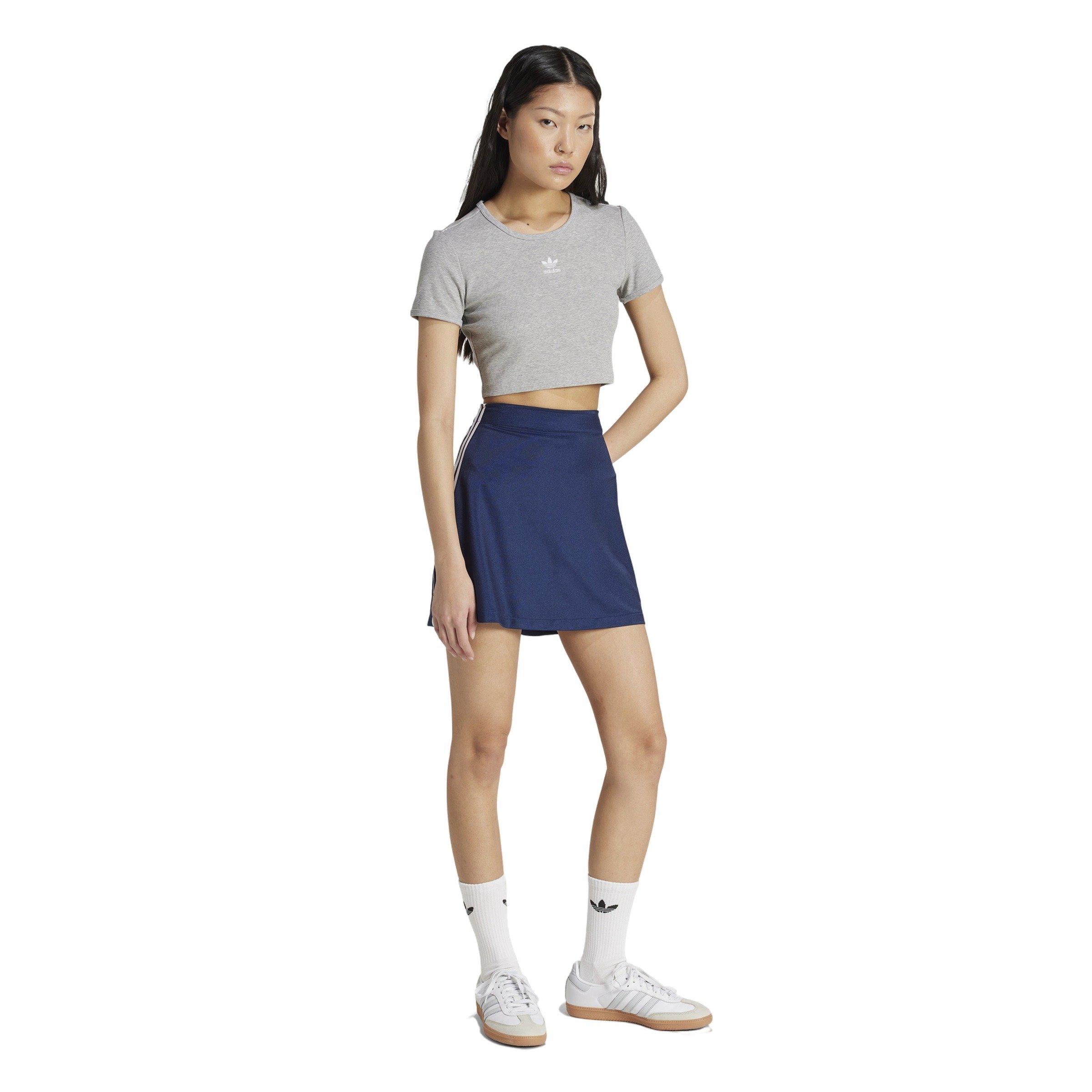 adidas Originals Adicolor 3-Stripes Women's Blue Mini Skirt