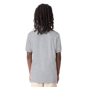 Lacoste Big Boys' Non-Organic Petit Pique Polo -Grey