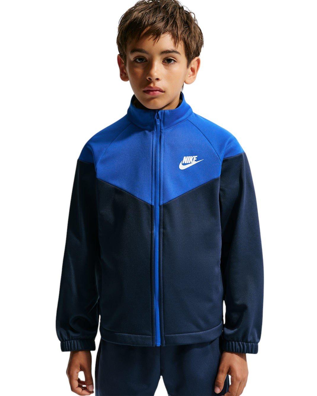 Nike Sportswear Big Kids' Navy/Royal Dri-FIT Tracksuit