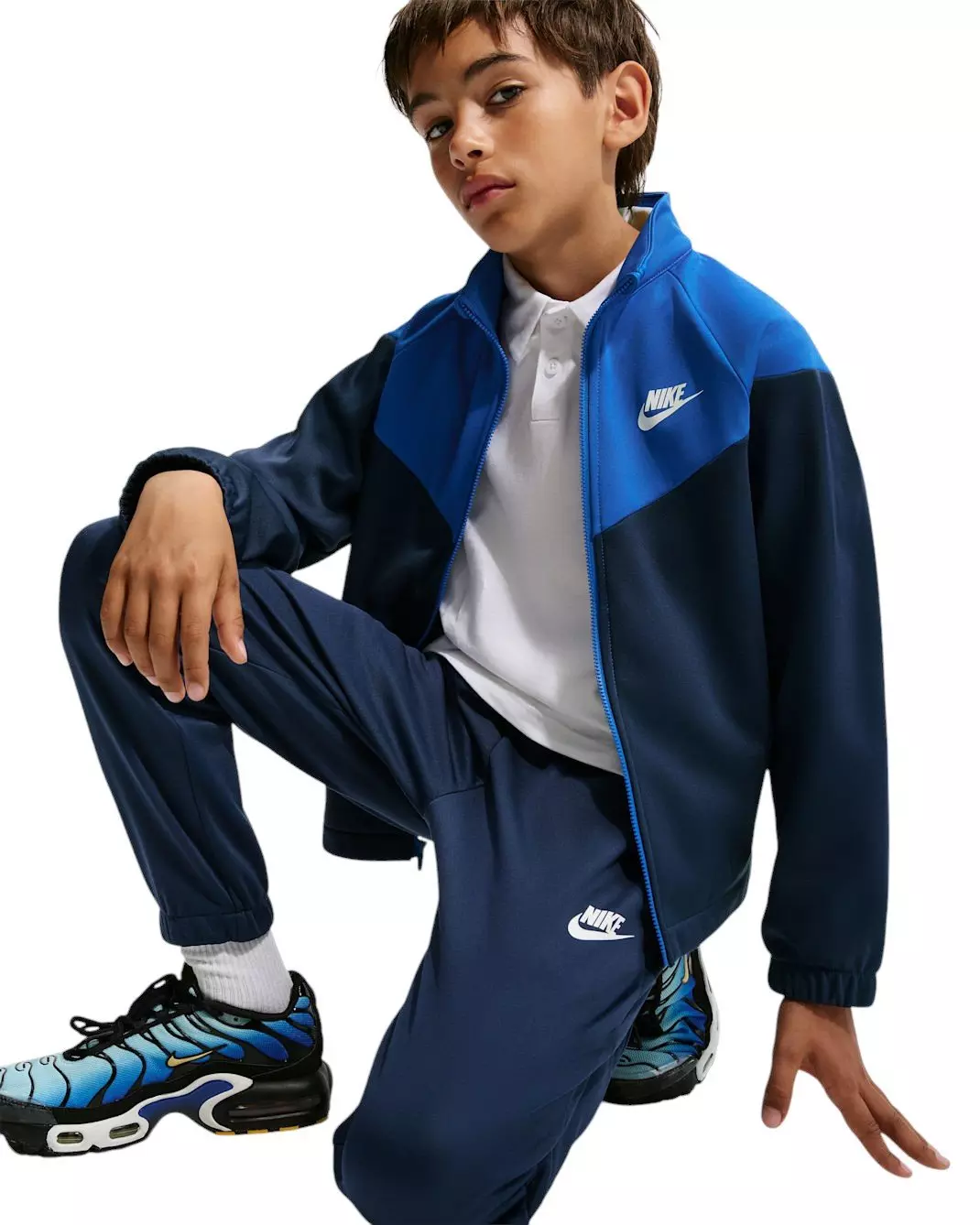 Nike Big Kids' Sportswear Dri-FIT Tracksuit - Navy/Royal - NAVY/ROYAL