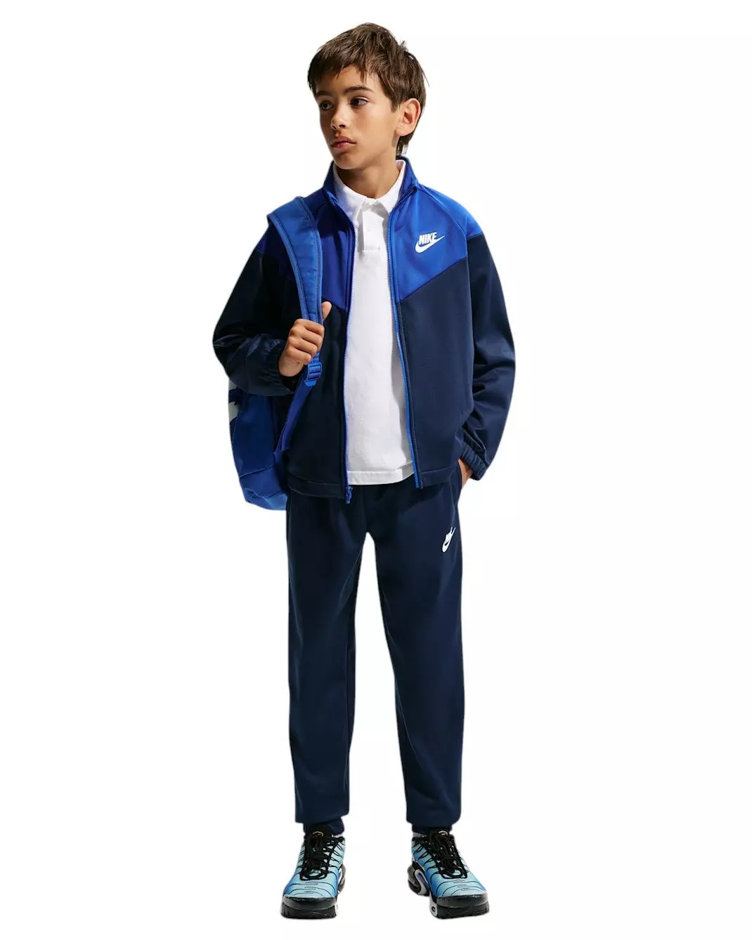 Nike Big Kids' Sportswear Dri-FIT Tracksuit - Navy/Royal - NAVY/ROYAL