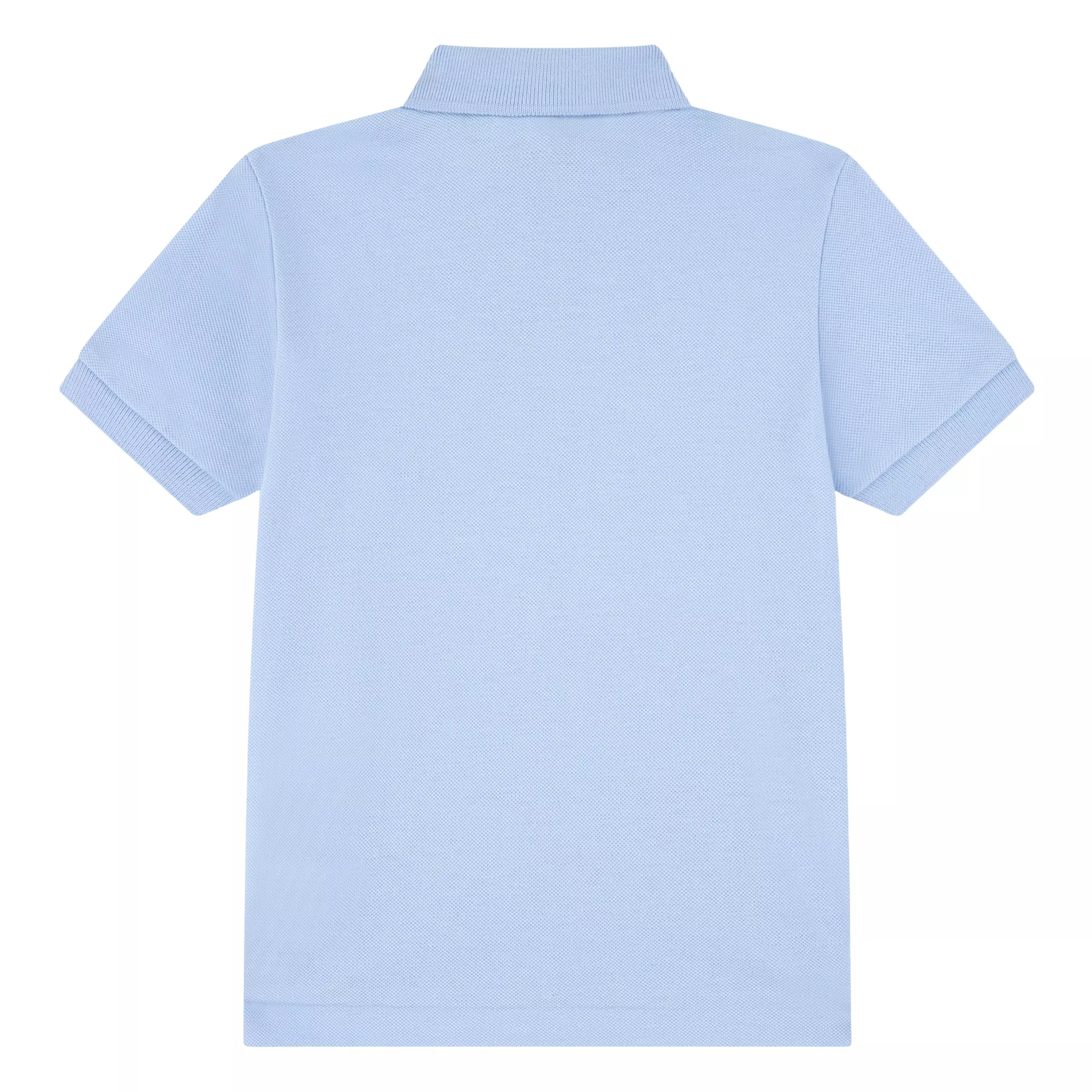 Lacoste Toddler Boys' Non-Organic Petit Pique Polo -Lt Blue - LT BLUE